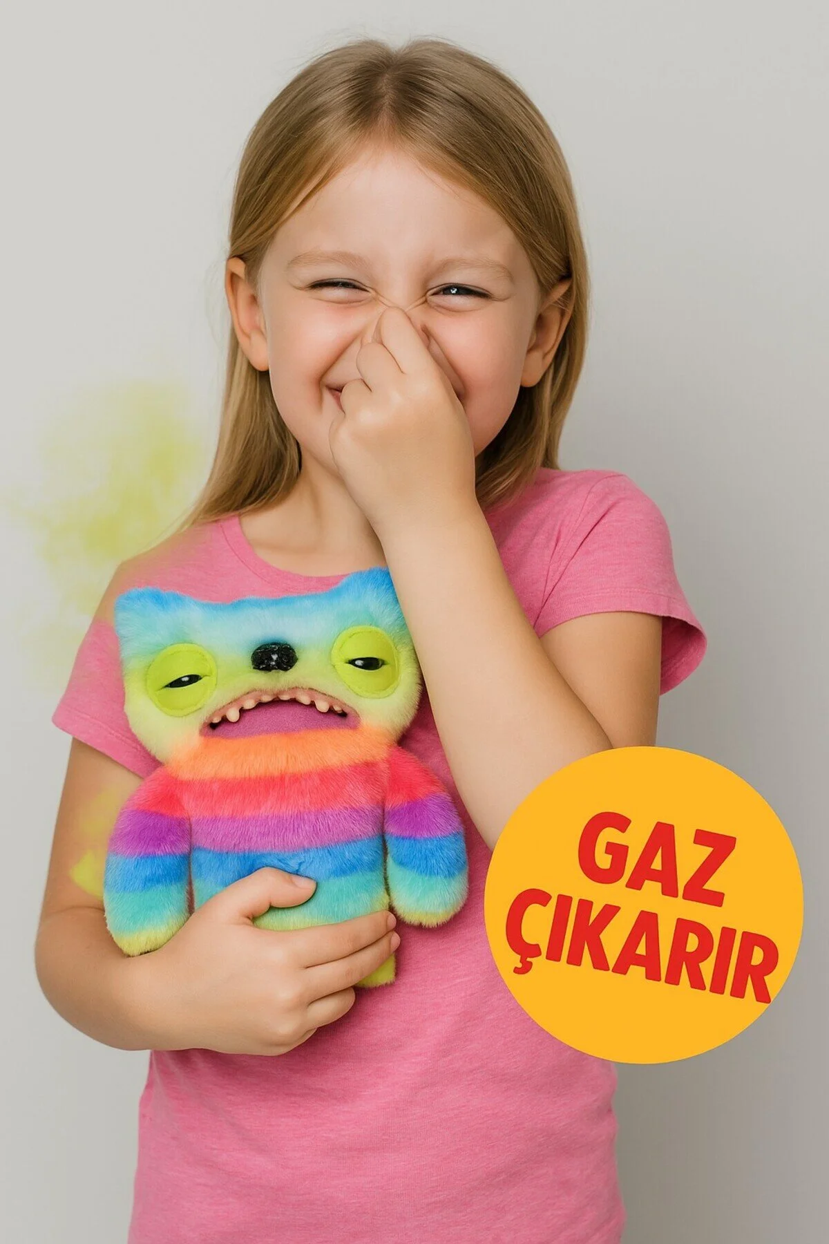 اسباب بازی های پشمی FART FUGGLER FAR FACE با سنسور صدا و حرکت خنده دار مخملی زشت مجموعه 5 تایی در یک لیست 22 سانتی متر TOYFEST