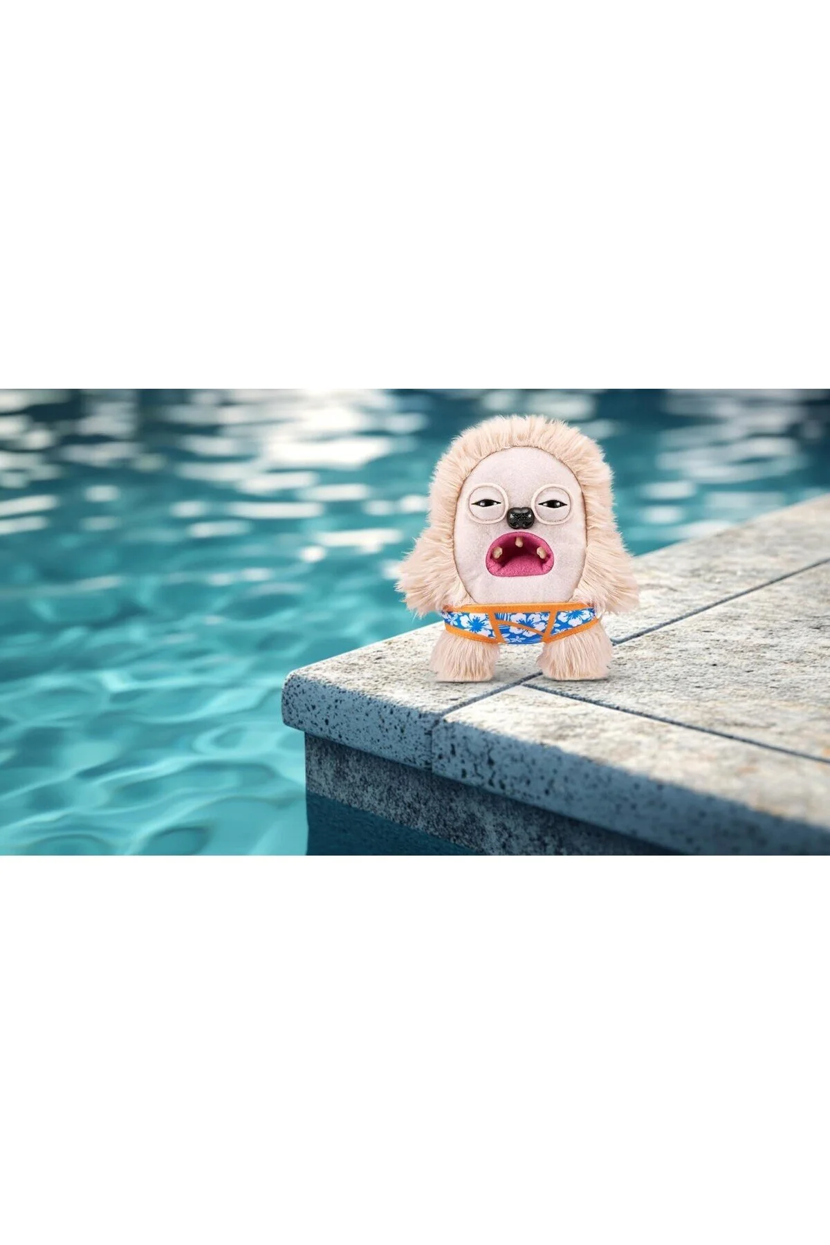 اسباب بازی های پشمی VACAY VIBES HOLIDAY MOOD ZURU FUGGLER FUNNY PLUSH TOY HEDGE GROG 22 CM TOYFEST