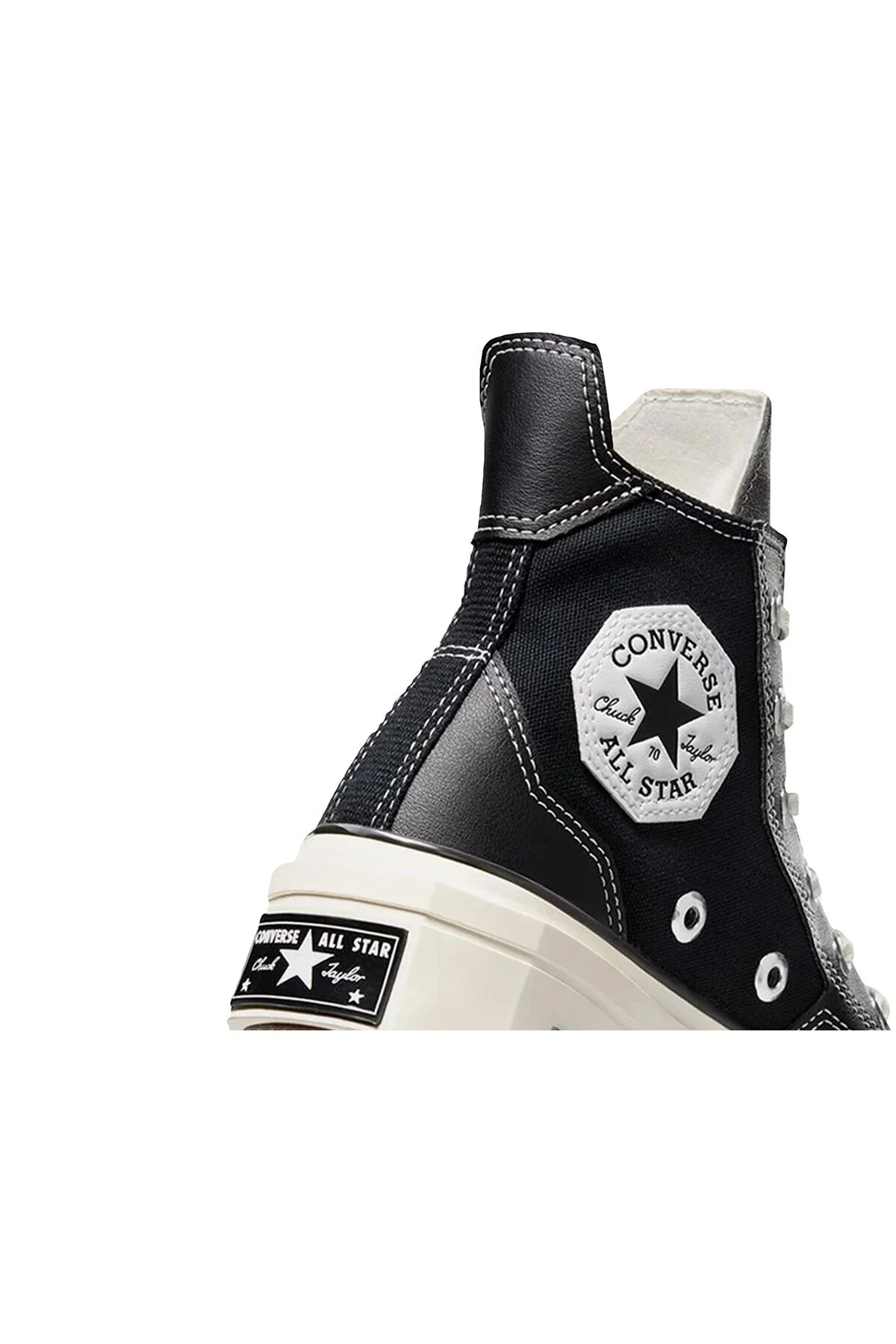 اسنیکر کفش راحتی زنانه چاک 70 دی لوکس مربع مشکی کانورس Converse