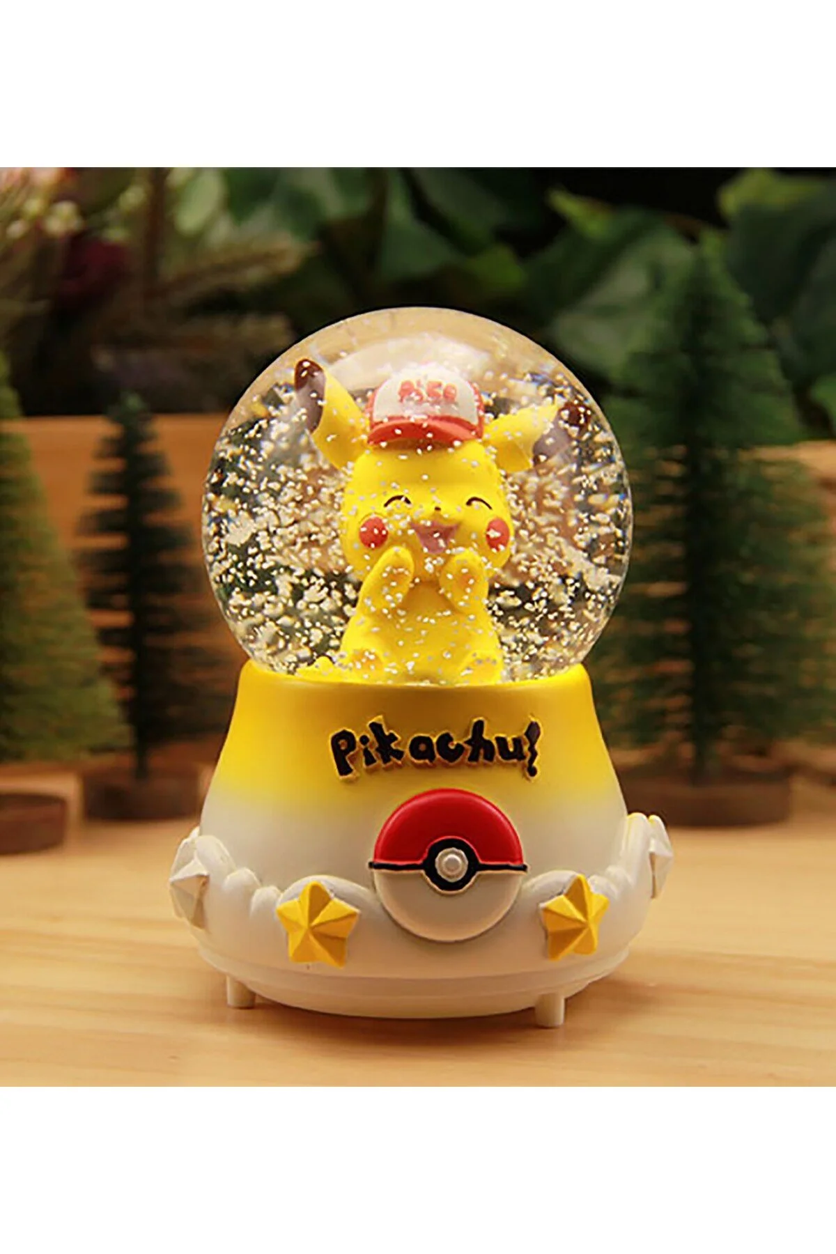 گوی برفی نورپردازی شده و موزیکال SNOW GLOBE در اندازه بزرگ از ترکیه HEDİYEBİZİZ