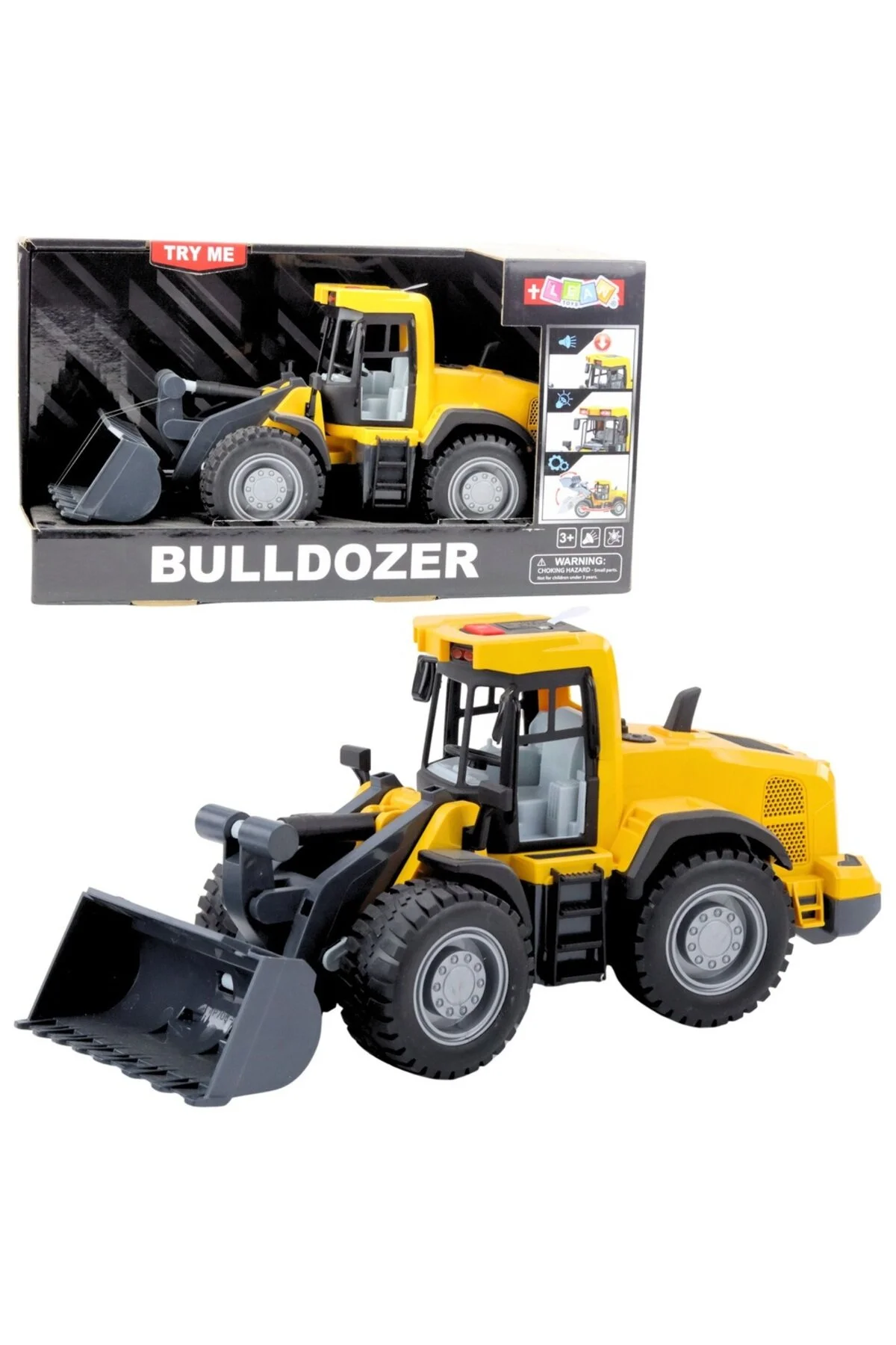ماشین اسباب بازی بولدوزر 1:12 با اصطکاک صدا و نور Tıfıl Toys