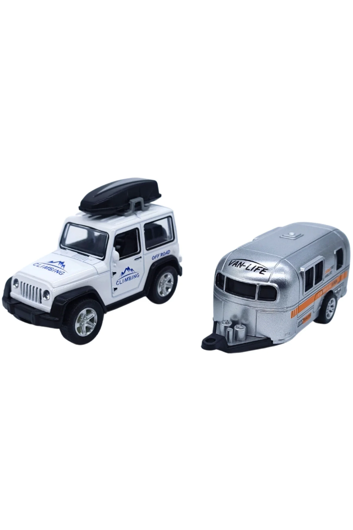 ماشین اسباب بازی GOKIDY DIECAST METAL CAR WITH CARAVAN 61501 Özaktaç