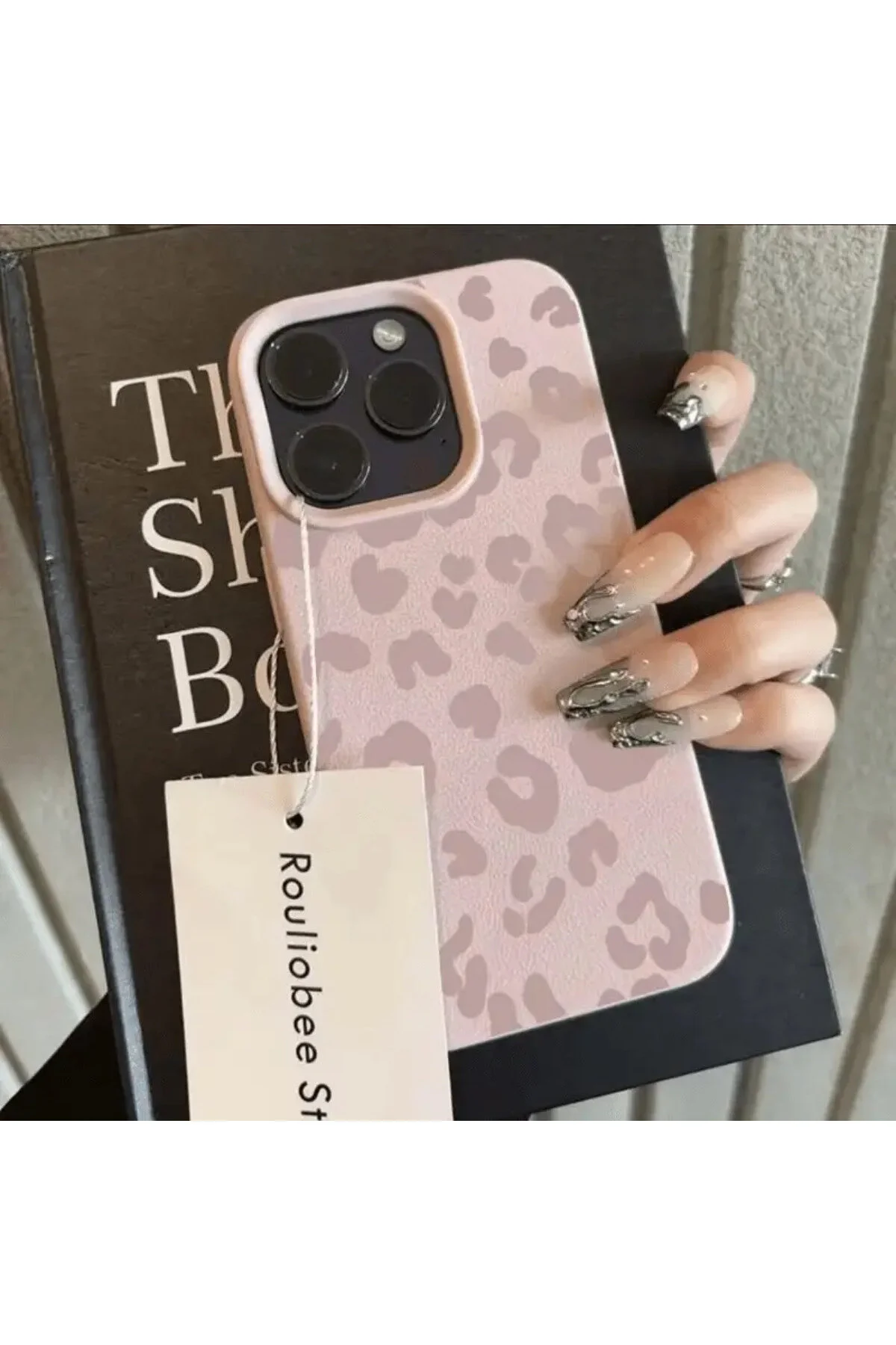 کاور و قاب سیلیکونی نرم با طرح پلنگ صورتی سازگار IPHONE 13 PRO MAX KVK PRİVACY