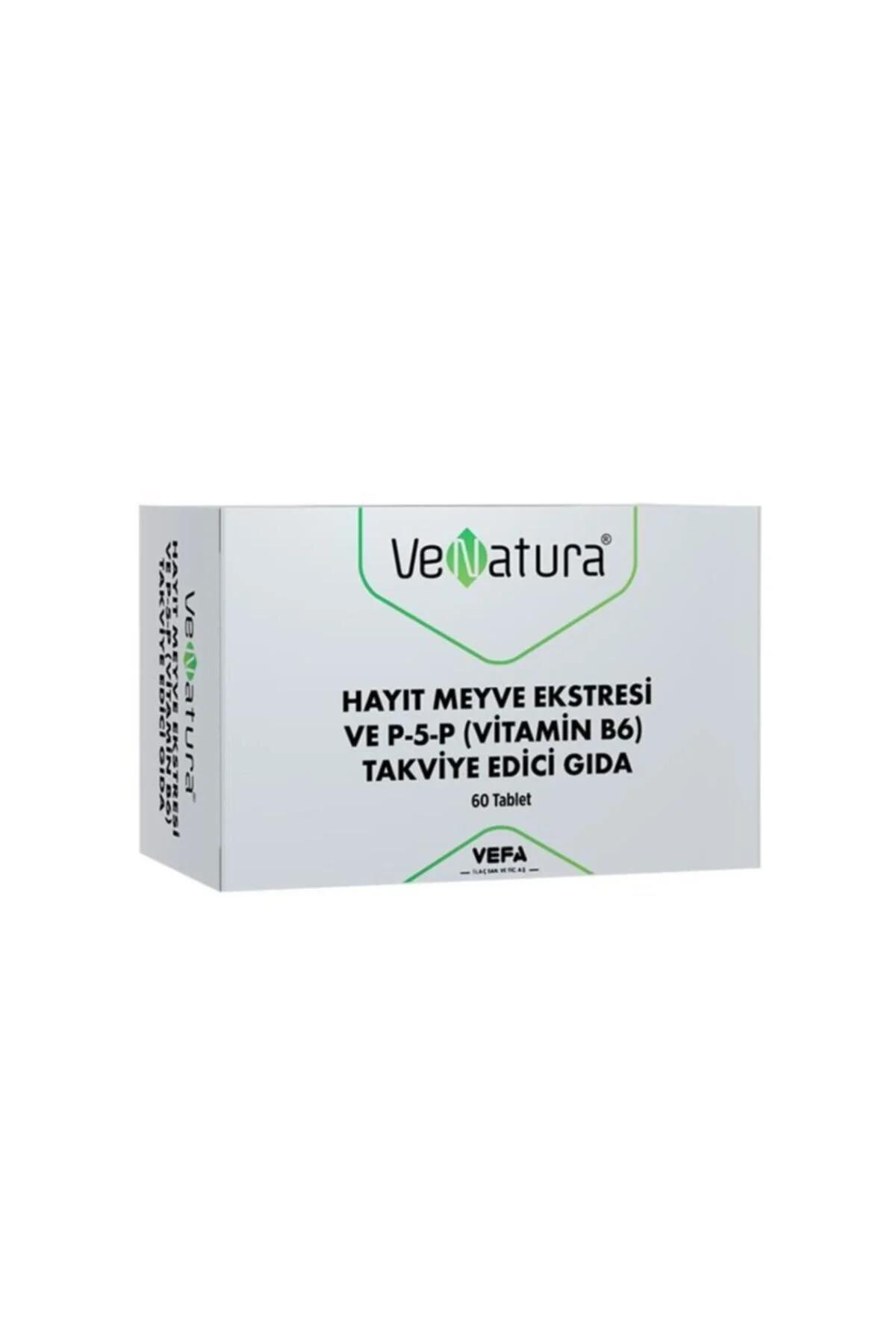 میان وعده سالم عصاره میوه هیت و ویتامین P 5 B6 تقویت کننده 60 کپسول Venatura