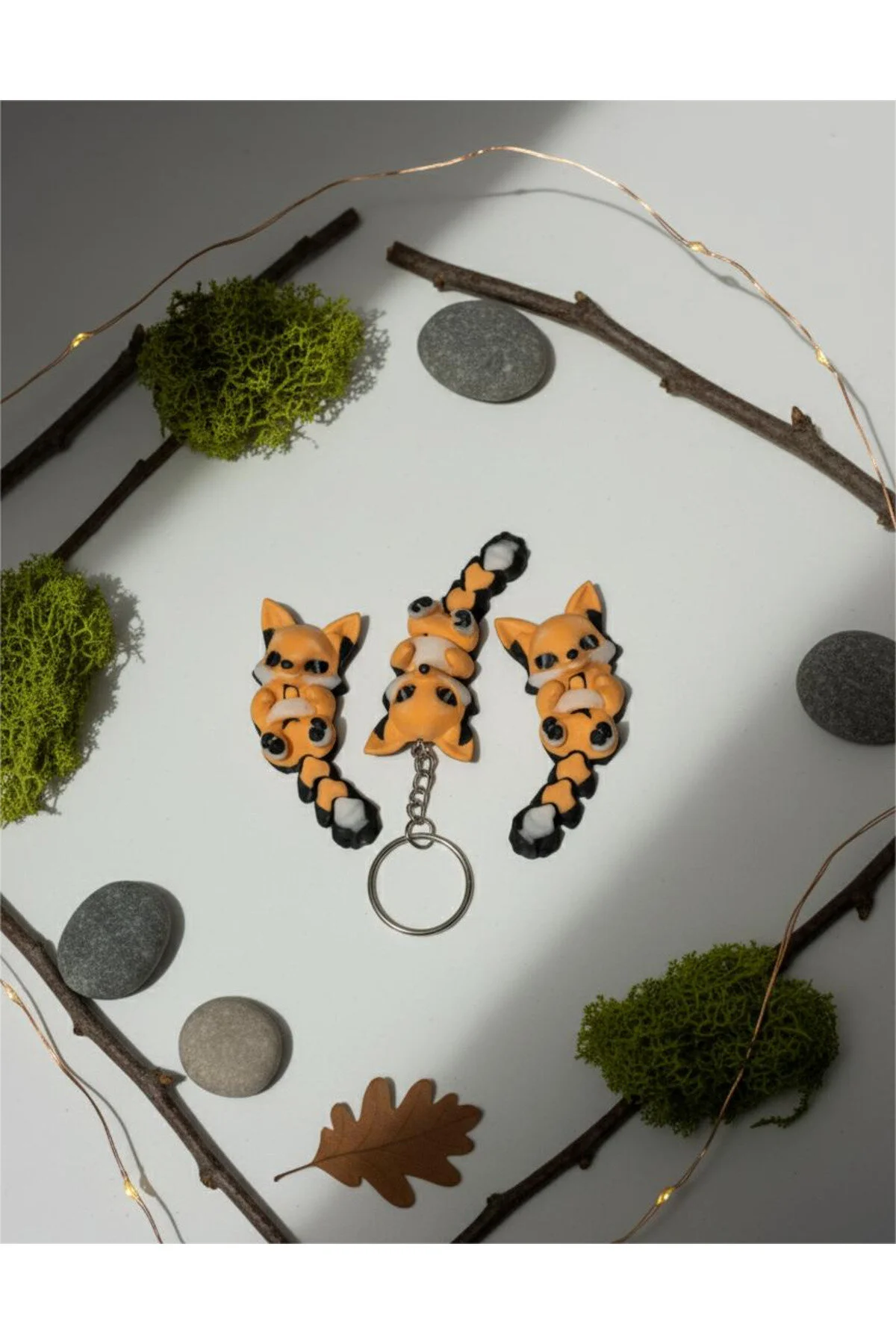 جلیقه کلید انیمیشن FOX KEYCHAIN 1PC اورجینال Nycruin3D