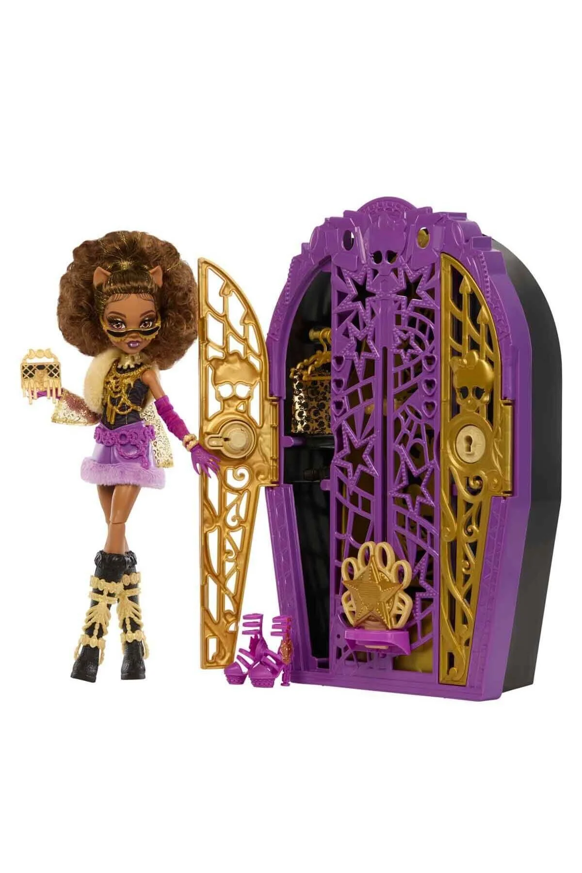 عروسک های مدل پسرانه و دخترانه بچگانه اسرار SKULLTIMATE JBG79 MYSTERIES HAUNTLOOD ™ CLAWDEEN WOLF® BABY بیش از 19 شگفتی JBG80 MONSTER HIGH