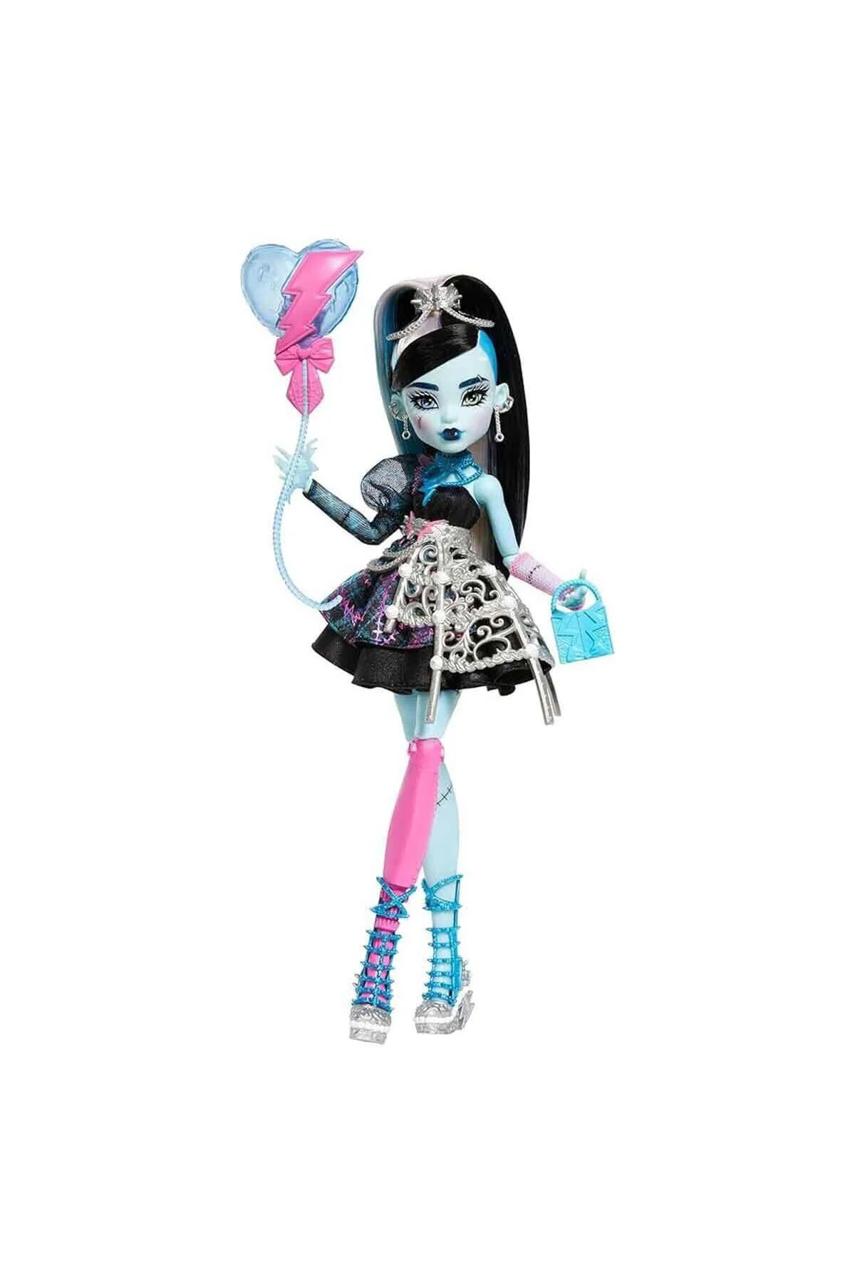 عروسک های مدل پسرانه و دخترانه بچگانه ® تولد ™ FRANKIE لباس مهمانی کودک یک بالون در طرف JBG75 MONSTER HIGH