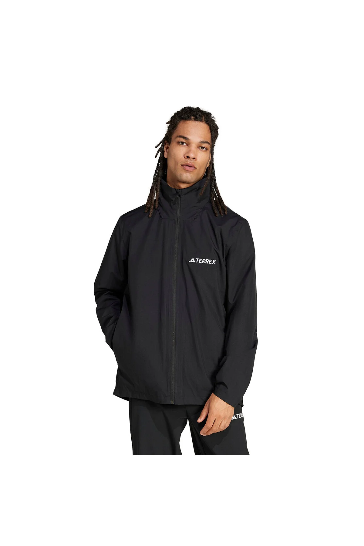 بارانی و بادگیر ورزشی مشکی مردانه 2L باد اورجینال adidas