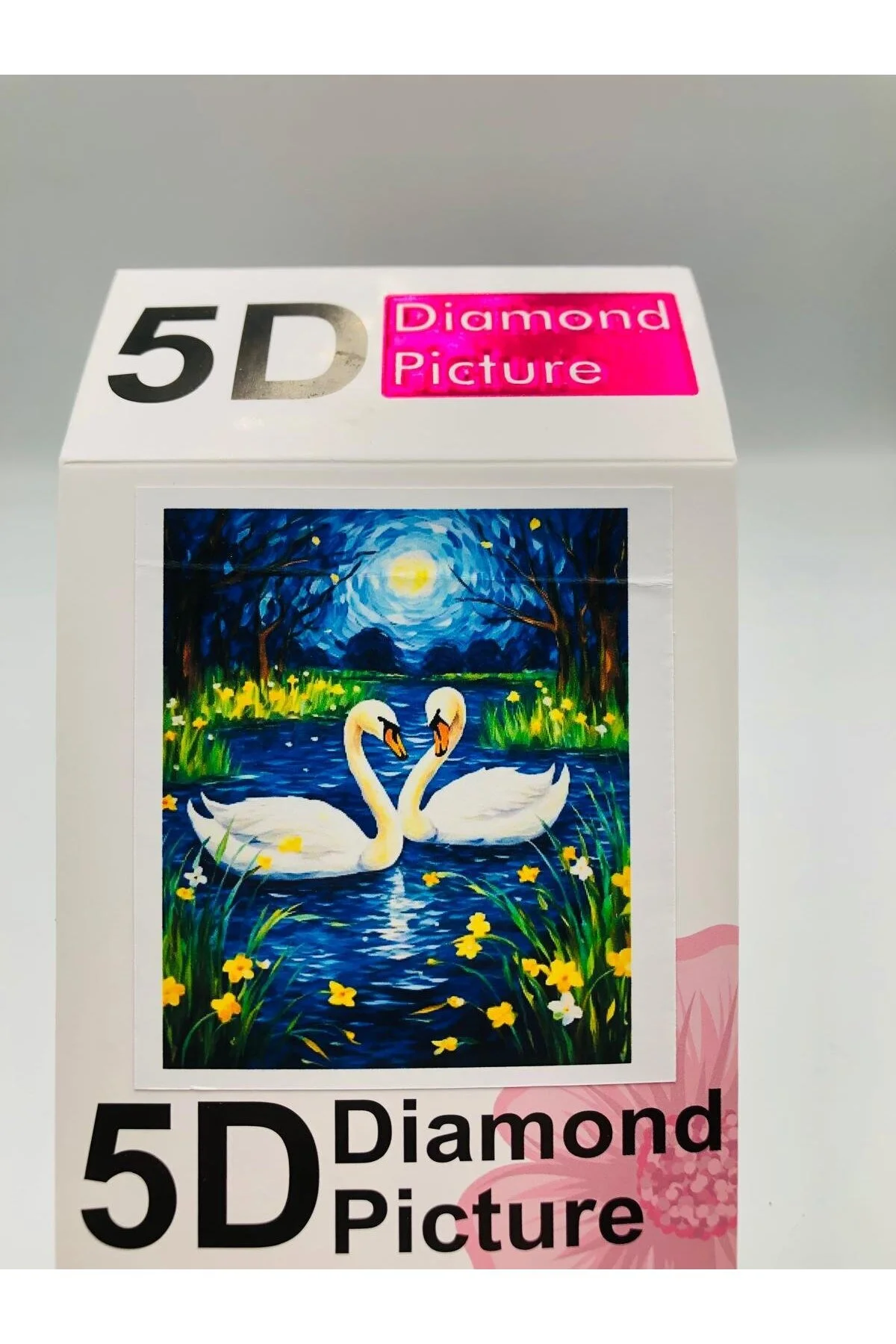 پازل میز ملیله الماس موزاییک پردازش سنگ مهره دار 65X50 عکس نقاشی سلام از ترکیه DUCK HOBY