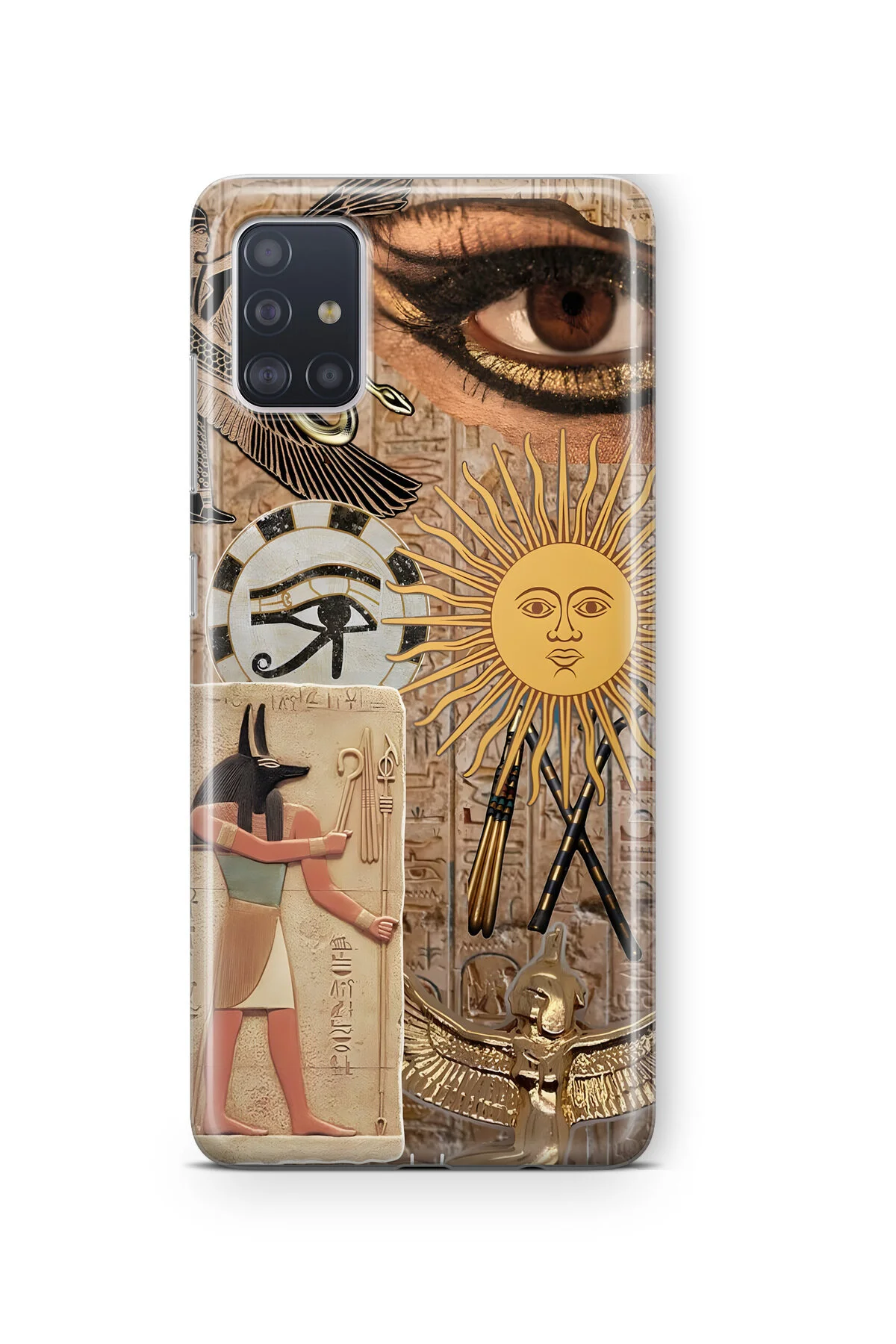کاور و قاب گوشی شفاف SAMSUNG GALAXY A71 EYE OF RA FLAMENKO