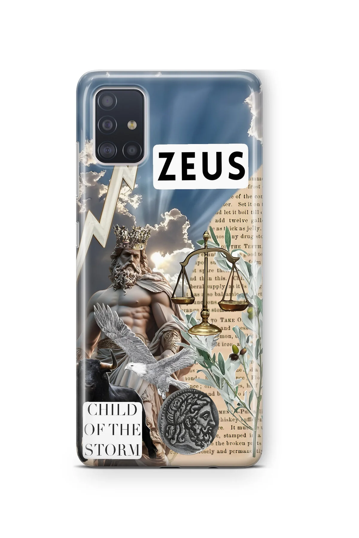 کاور و قاب گوشی شفاف SAMSUNG GALAXY A71 ZEUS FLAMENKO