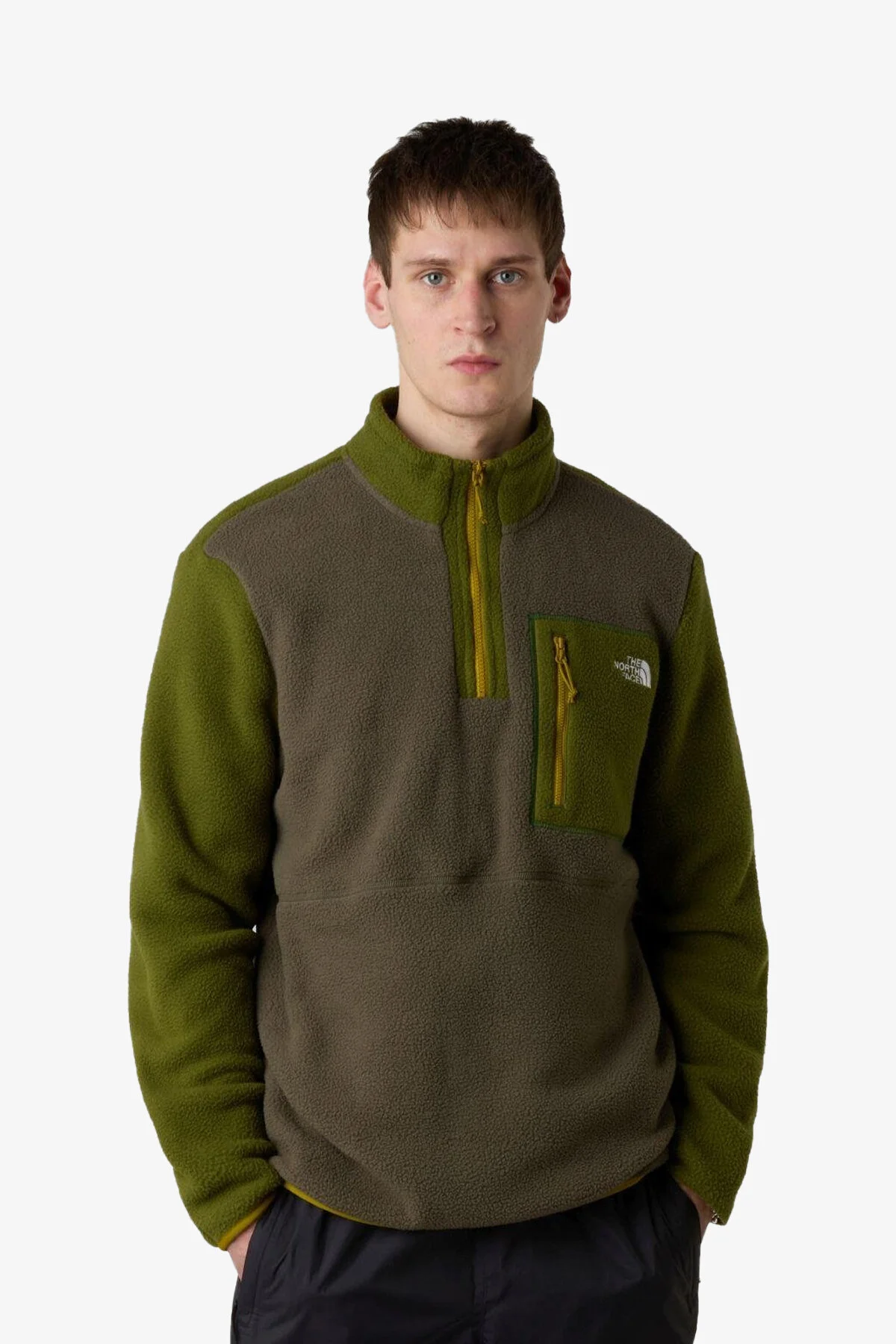 سویشرت سبز مردانه یومیوری 14 زیپ نورث فیس The North Face