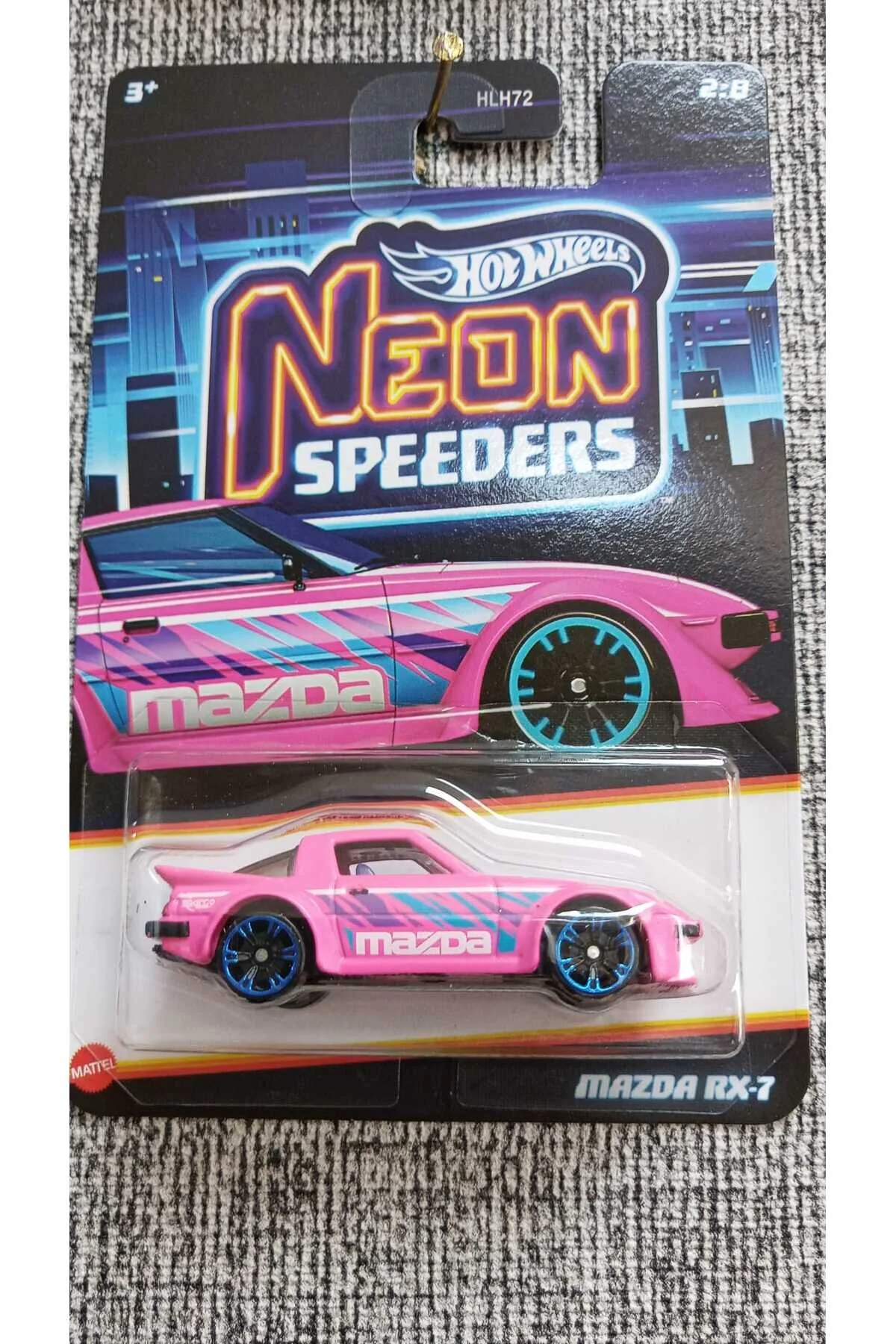 ماشین اسباب بازی نئون اسپیدرز مزدا RX 7 از ترکیه HOT WHEELS