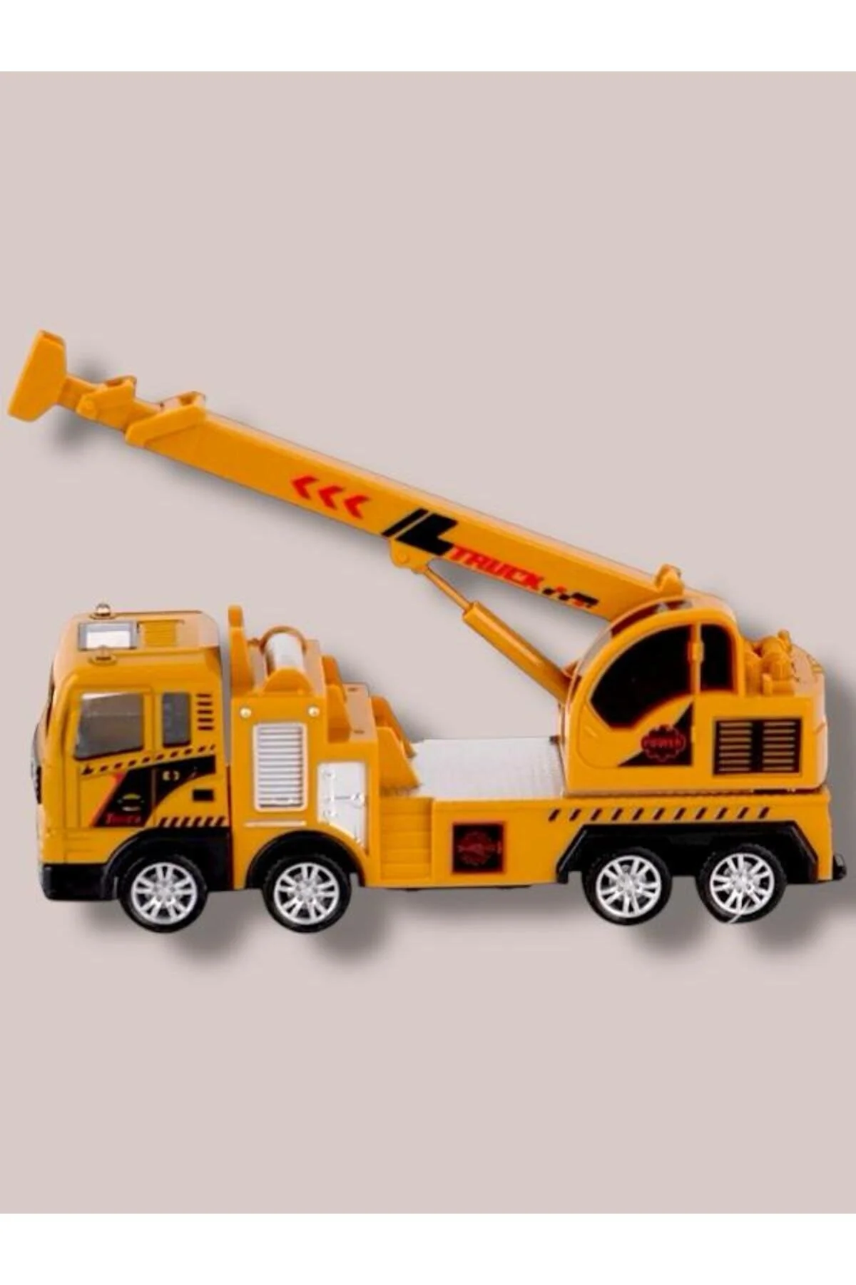 ماشین اسباب بازی YH 711 54A فلز اصطکاکی 1:50 جرثقیل زرد و خراش قیمت 1 قطعه اندازه محصول: 17 سانتی متر SAZE