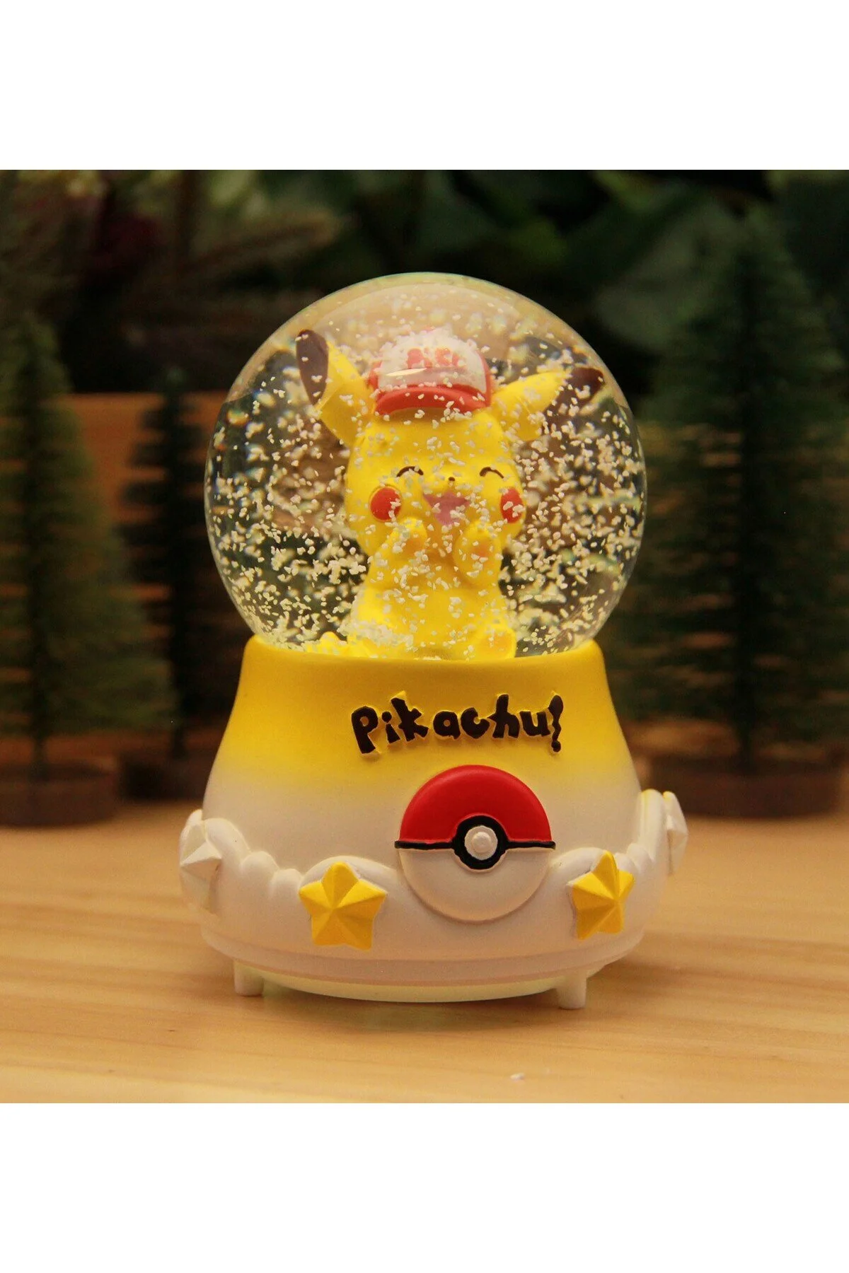 گوی برفی نورپردازی شده و موزیکال SNOW GLOBE در اندازه بزرگ از ترکیه HEDİYEBİZİZ