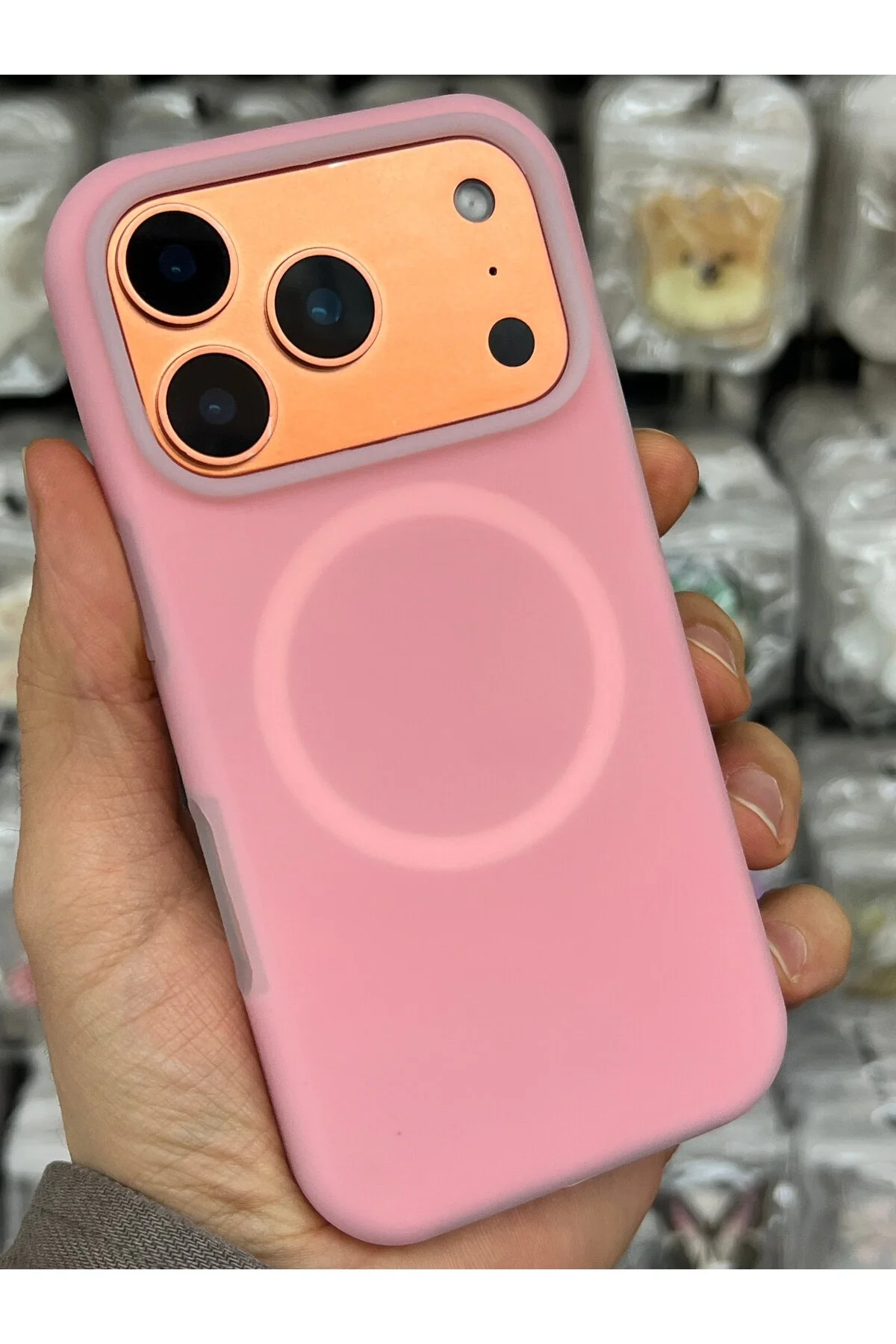 کاور و قاب آیفون 17 PRO MAX روکش آهنربایی مات نرم ضد آلودگی لک خش EDELFU Premium