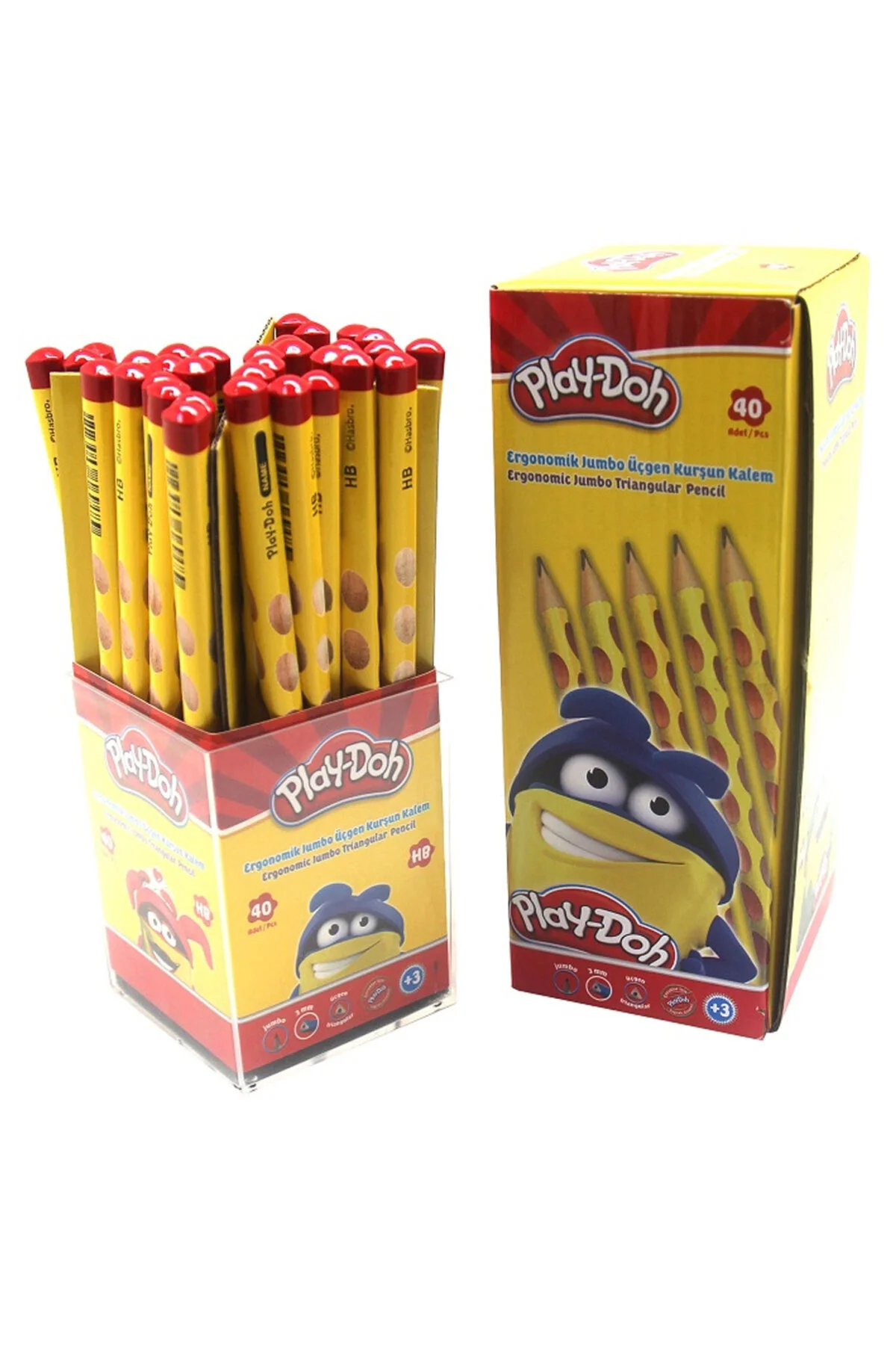 مداد سیاه مثلث جامبو راه PLAY DOH 40 Hasbro