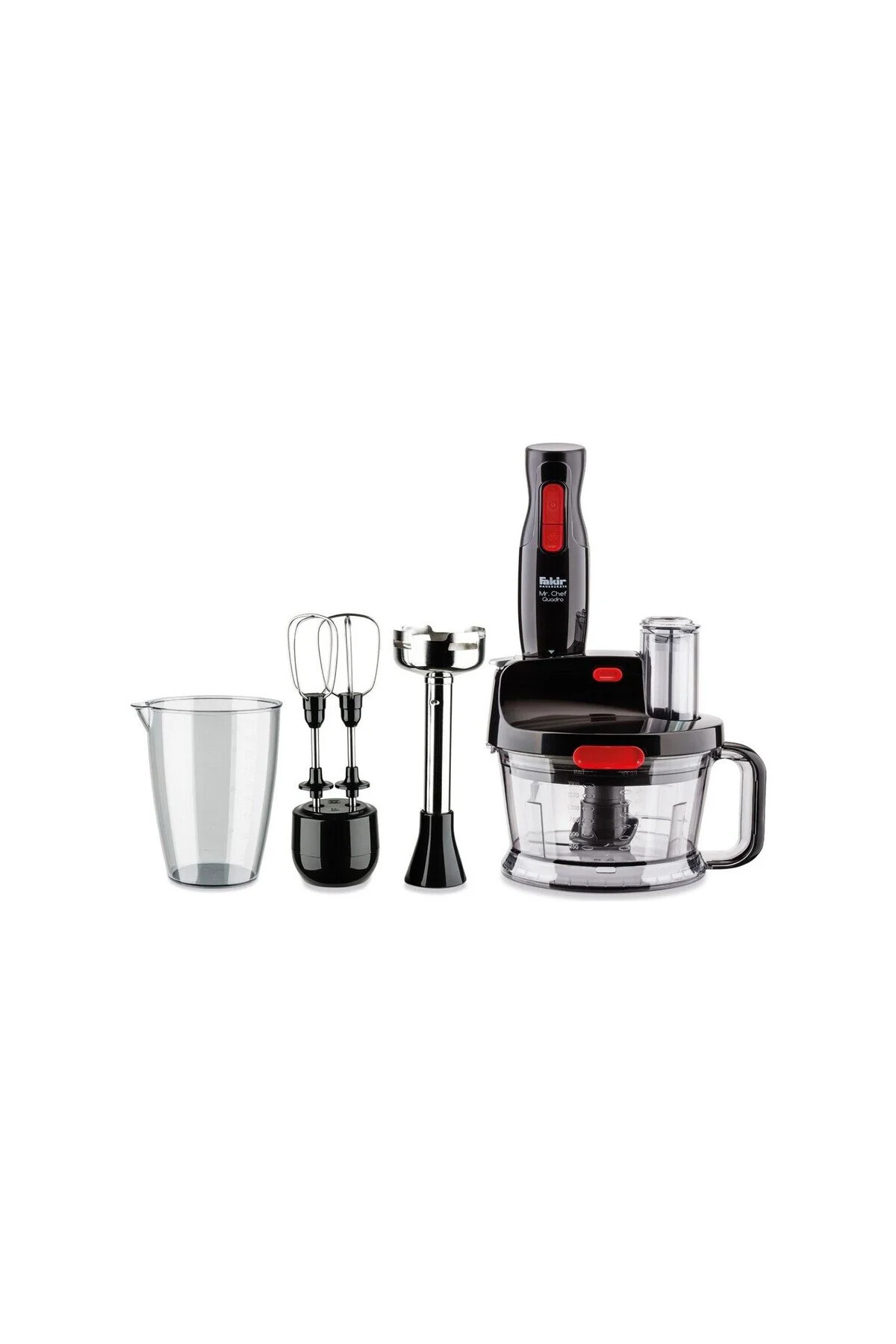 ست مخلوط کن MR CHEF QUADRO BLENDER SET PREMIUM HIGH TURBO موتور قدرتمند 1000W اورجینال Fakir