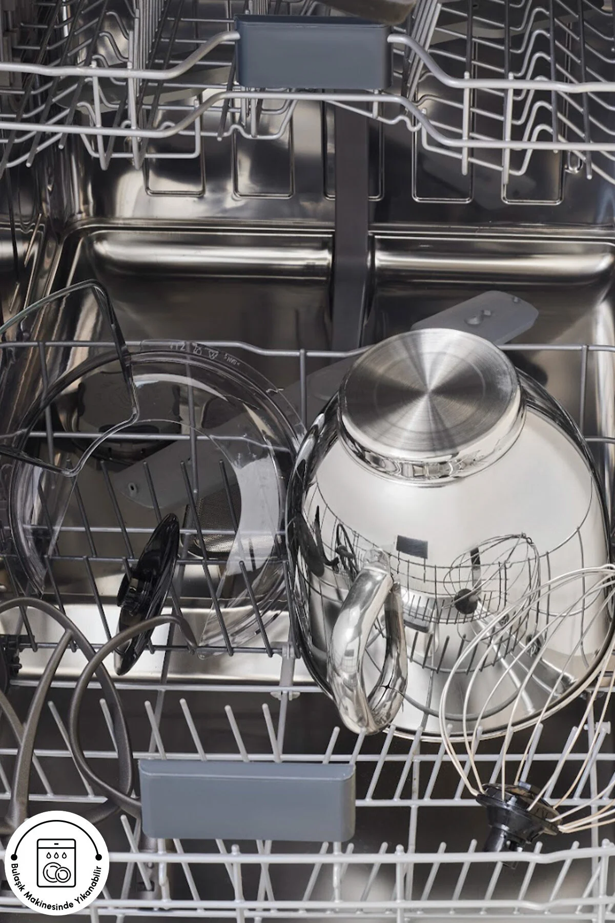 میکسر و ست دستگاه خمیر MASTERMAID CHEF ULTRA D2000W با صفحه نمایش دیجیتال مشکی 7L اورجینال Karaca