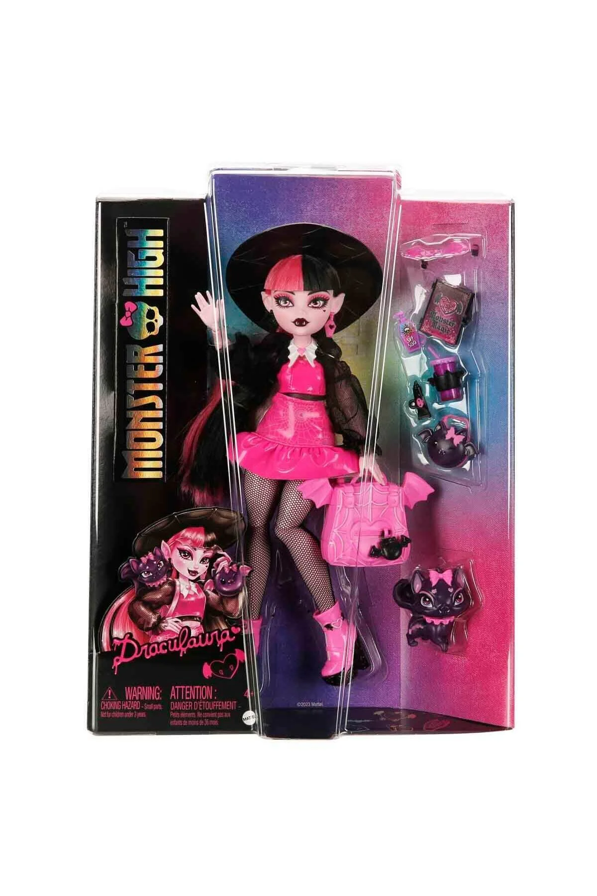عروسک های مدل دوستان جالب عجیب و غریب DRACULAURA | HRP64 MONSTER HIGH