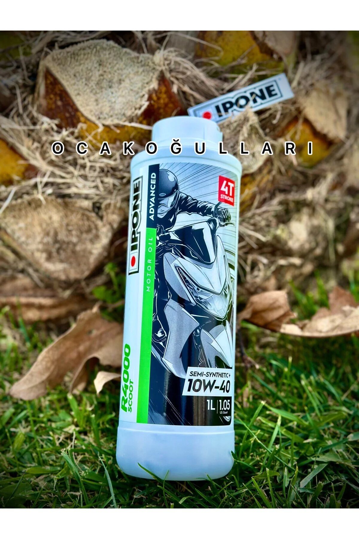 روغن و مکمل موتور R4000 SCOOT 10W 40 سری جدید 1 لیتری Ipone