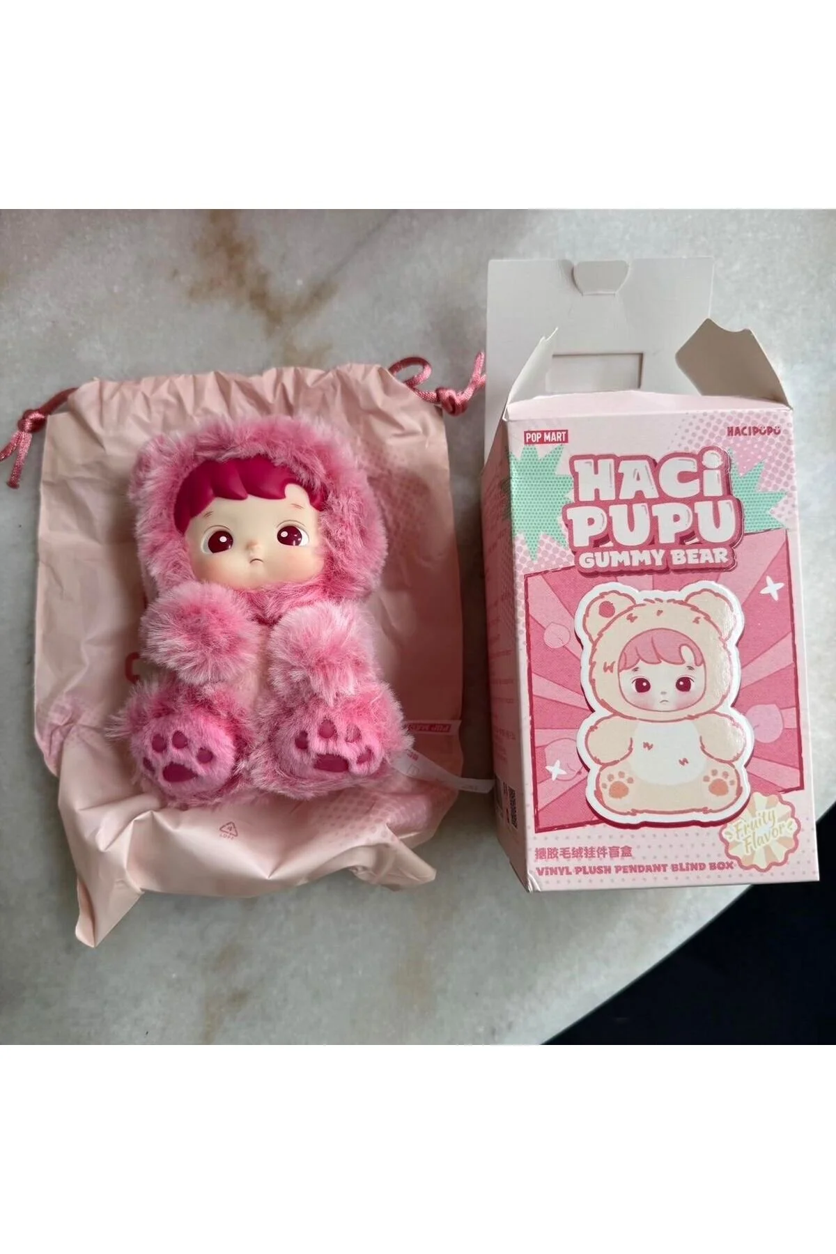 اسباب بازی های پشمی جاکلیدی معطر مخمل دار HACI PUPU GUMMY BEAR Wisevelya