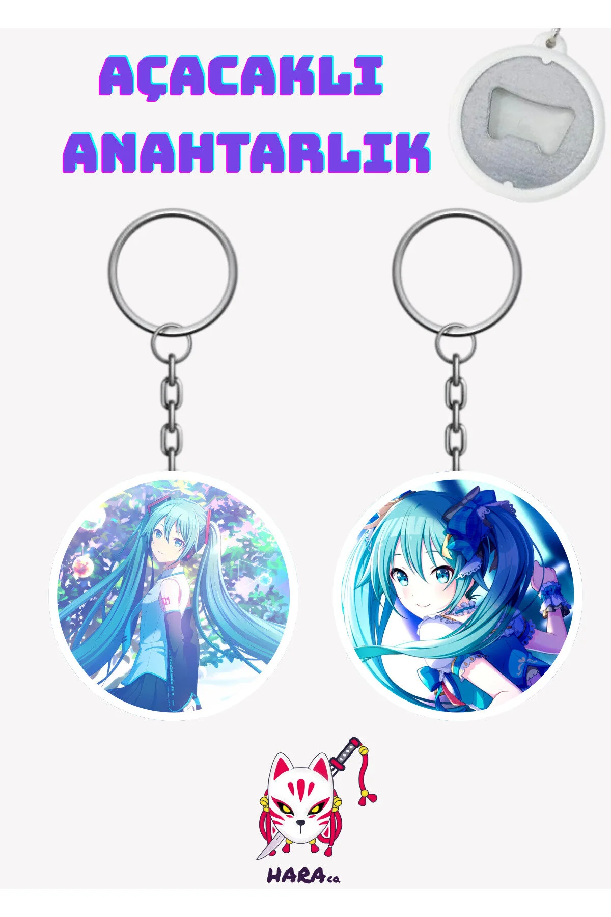 جلیقه کلید مجموعه درب بازکن انیمه PROJECT SEKAI HATSUNE MIKU تکه از 2 Hara Company