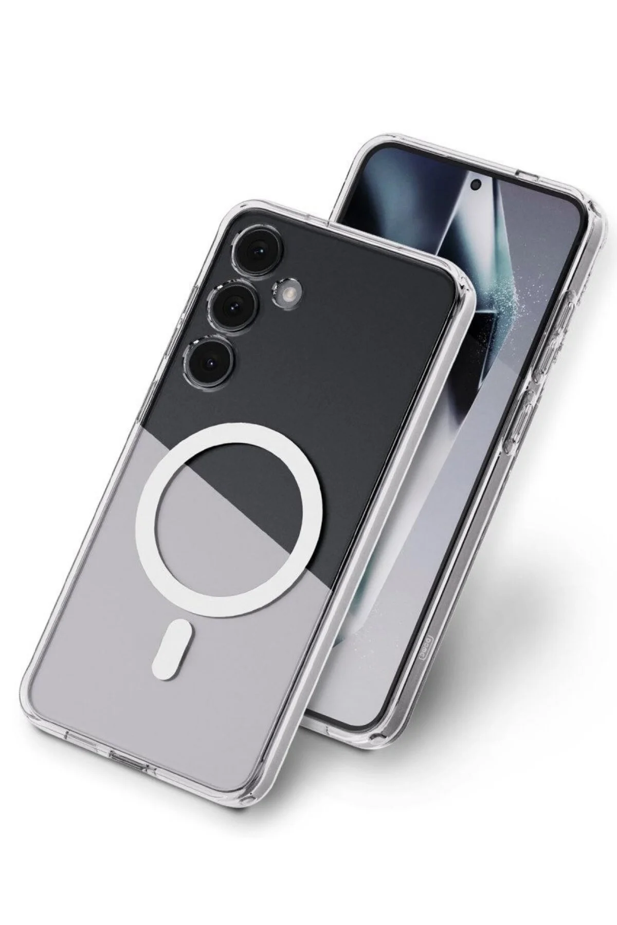 کاور و قاب مینیمالیستی کامپیوتر شفاف غیر زرد سامسونگ GALAXY S25 FE با قابلیت شارژ MAGSAFE bbtech