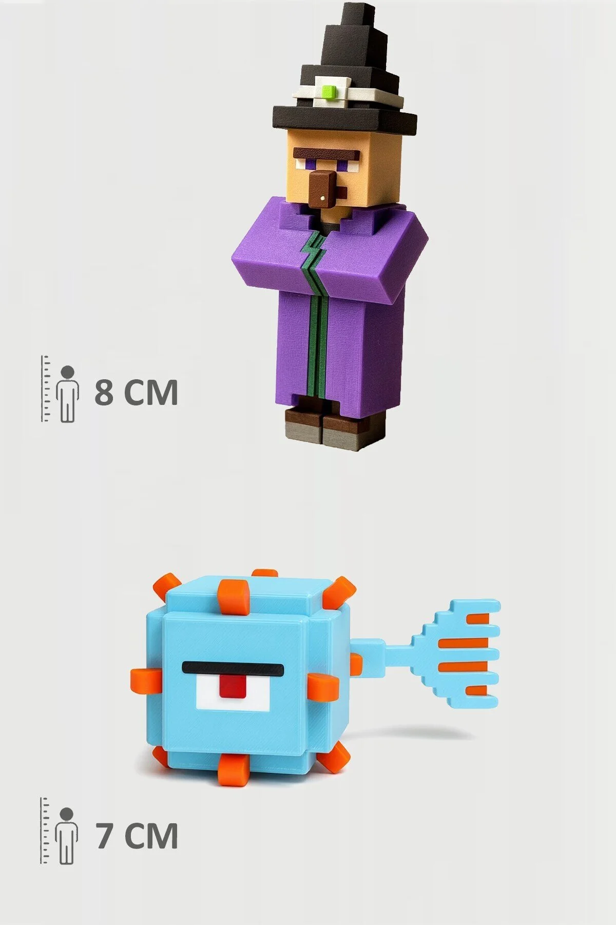 اسباب بازی های فیگور دیگر ست متحرک جادوگر MINECRAFT WITCH GUARDIAN FigürDizayn