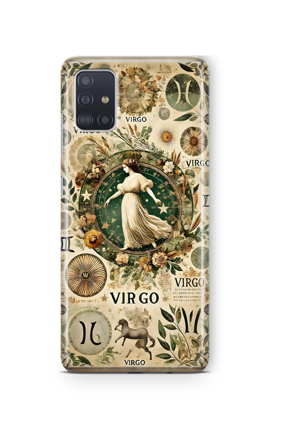 کاور و قاب گوشی شفاف SAMSUNG GALAXY A71 VIRGO طرح دار FLAMENKO