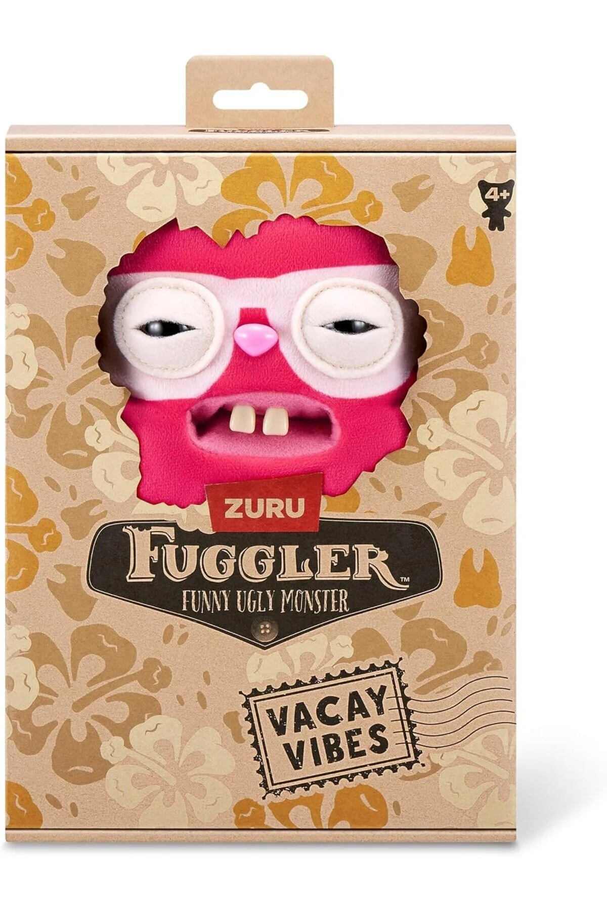 اسباب بازی های پشمی VACAY VIBES HOLIDAY MOOD ZURU FUGGLER FUNNY PUSH TOY RABID RABBIT 22 CM TOYFEST
