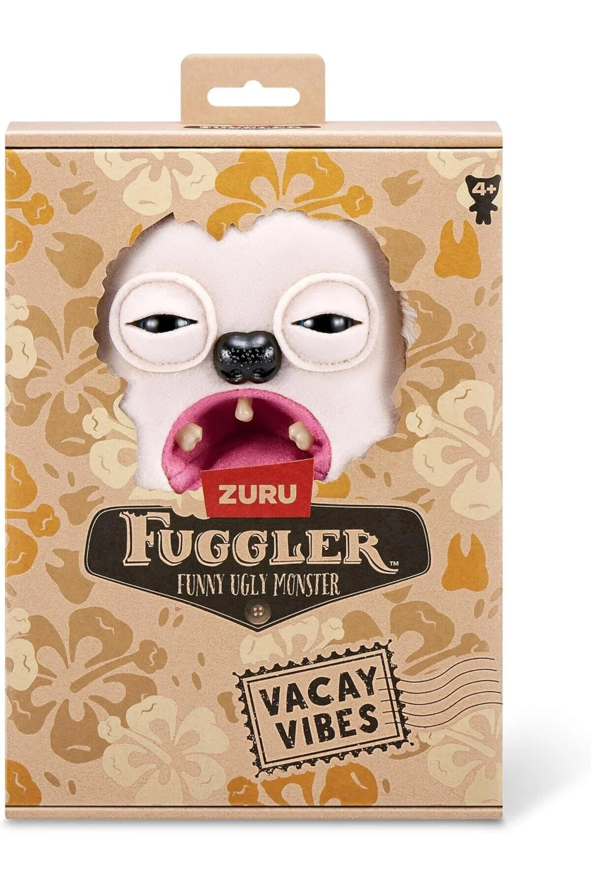 اسباب بازی های پشمی VACAY VIBES HOLIDAY MOOD ZURU FUGGLER FUNNY PLUSH TOY HEDGE GROG 22 CM TOYFEST