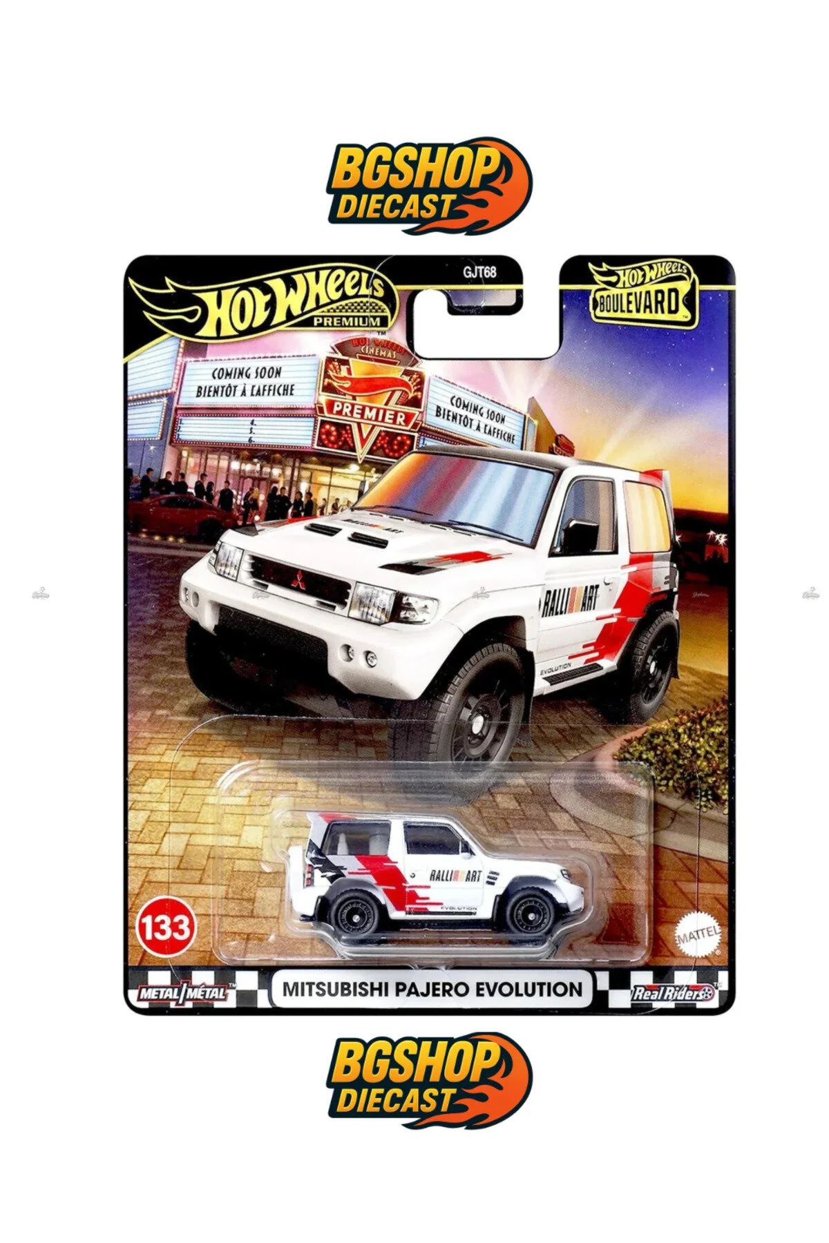 ماشین اسباب بازی بلوار پریمیوم میتسوبیشی پاجرو اوولوشن از ترکیه HOT WHEELS