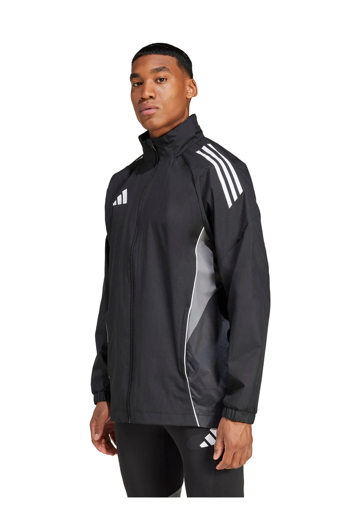 کاپشن مانتو مردانه مشکی ساده IW0427 TIRO25C AW JKT adidas
