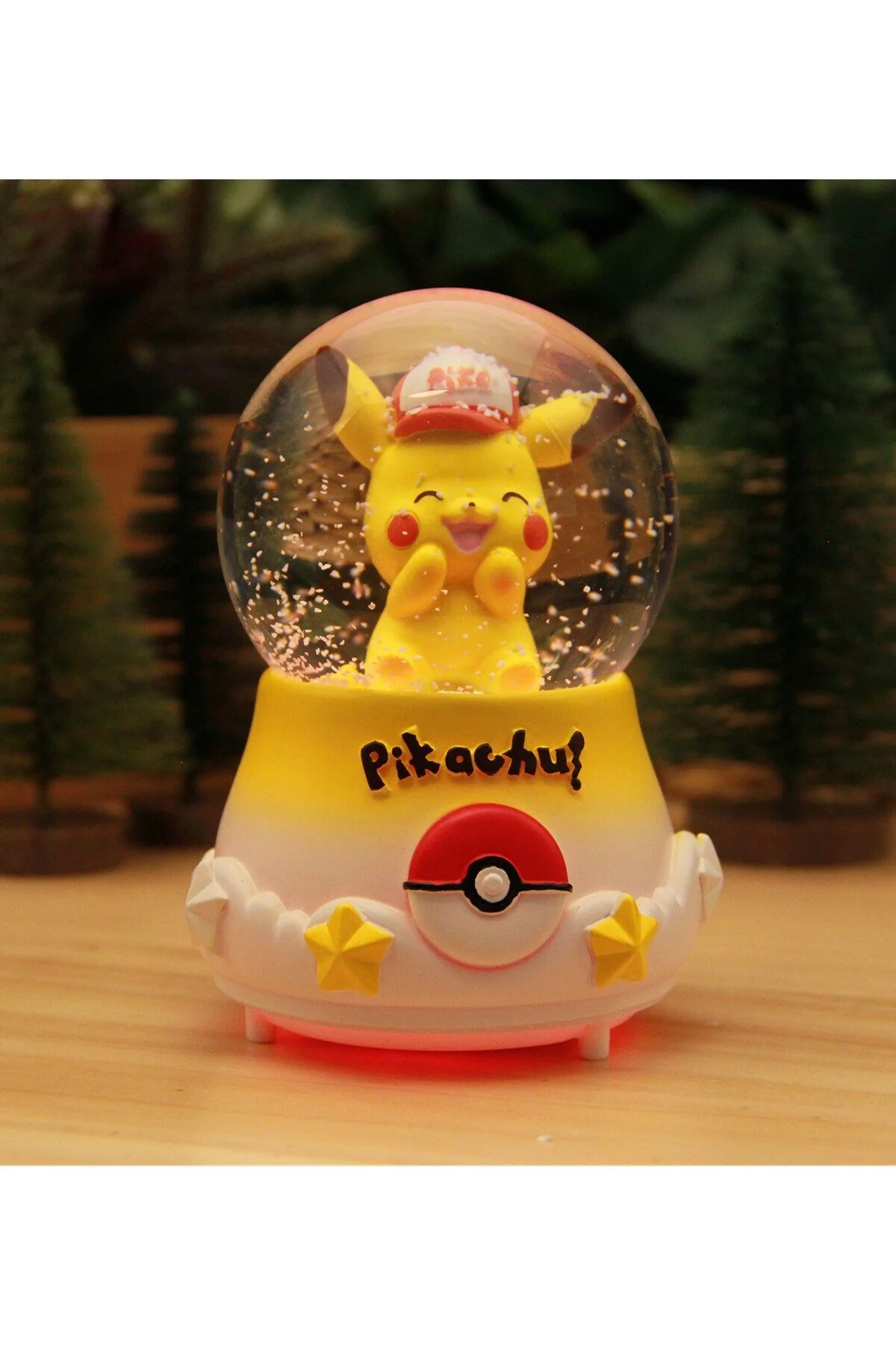 گوی برفی نورپردازی شده و موزیکال SNOW GLOBE در اندازه بزرگ از ترکیه HEDİYEBİZİZ