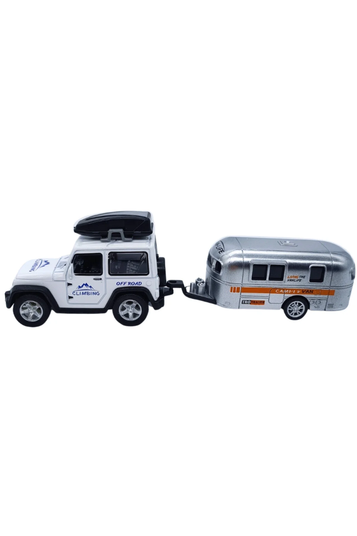 ماشین اسباب بازی GOKIDY DIECAST METAL CAR WITH CARAVAN 61501 Özaktaç