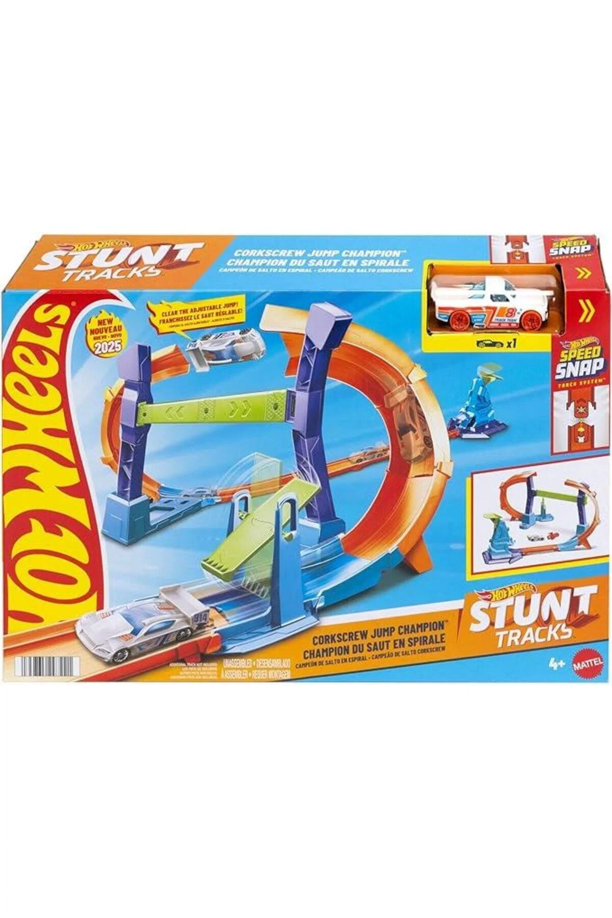 ست بازی STUNT TRACKS GBF81 JFH36 از ترکیه HOT WHEELS