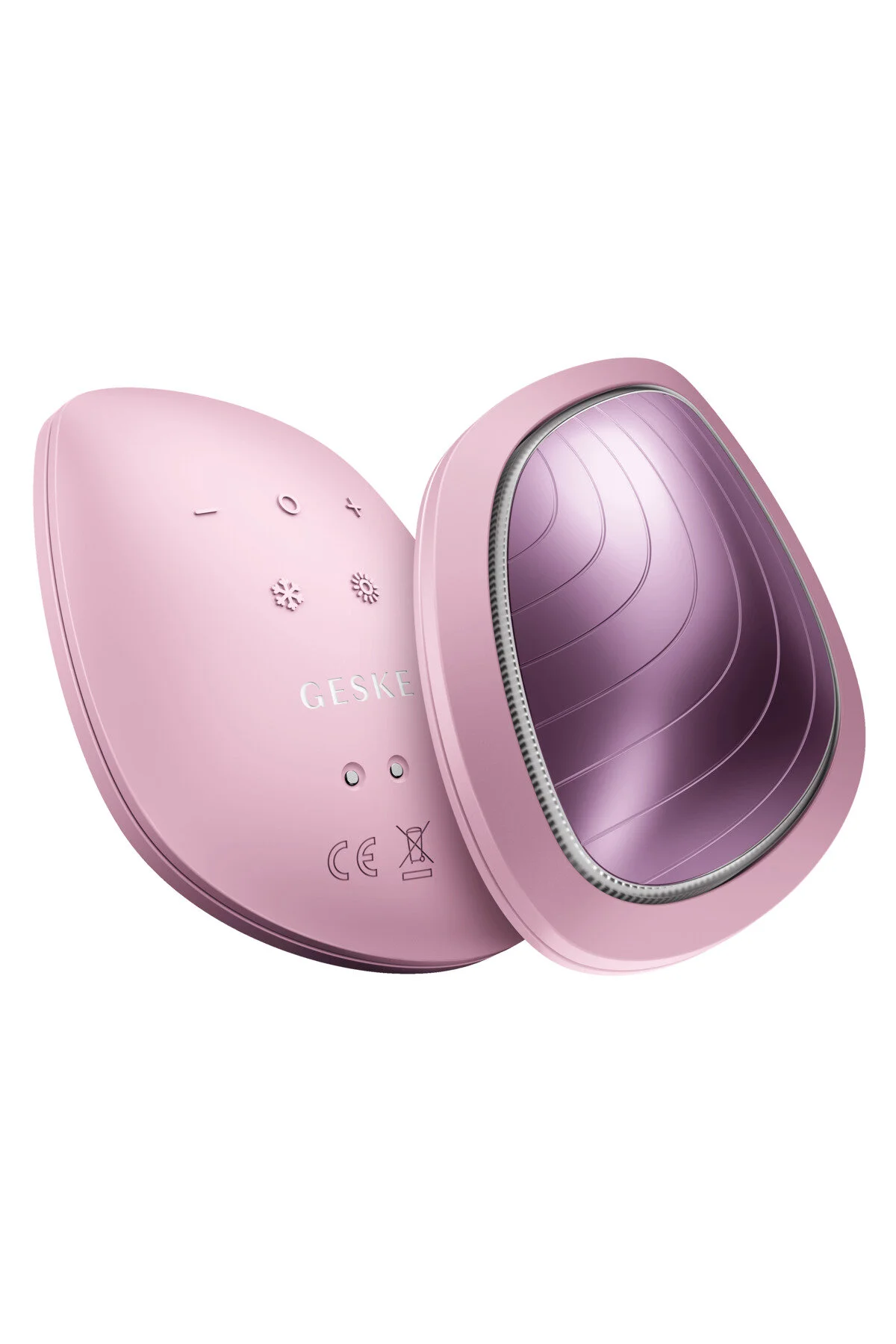 دستگاه مراقبت پوست صورتی Smartappguided ™ Sonic Warm & Cool Mask 9 در 1  geske