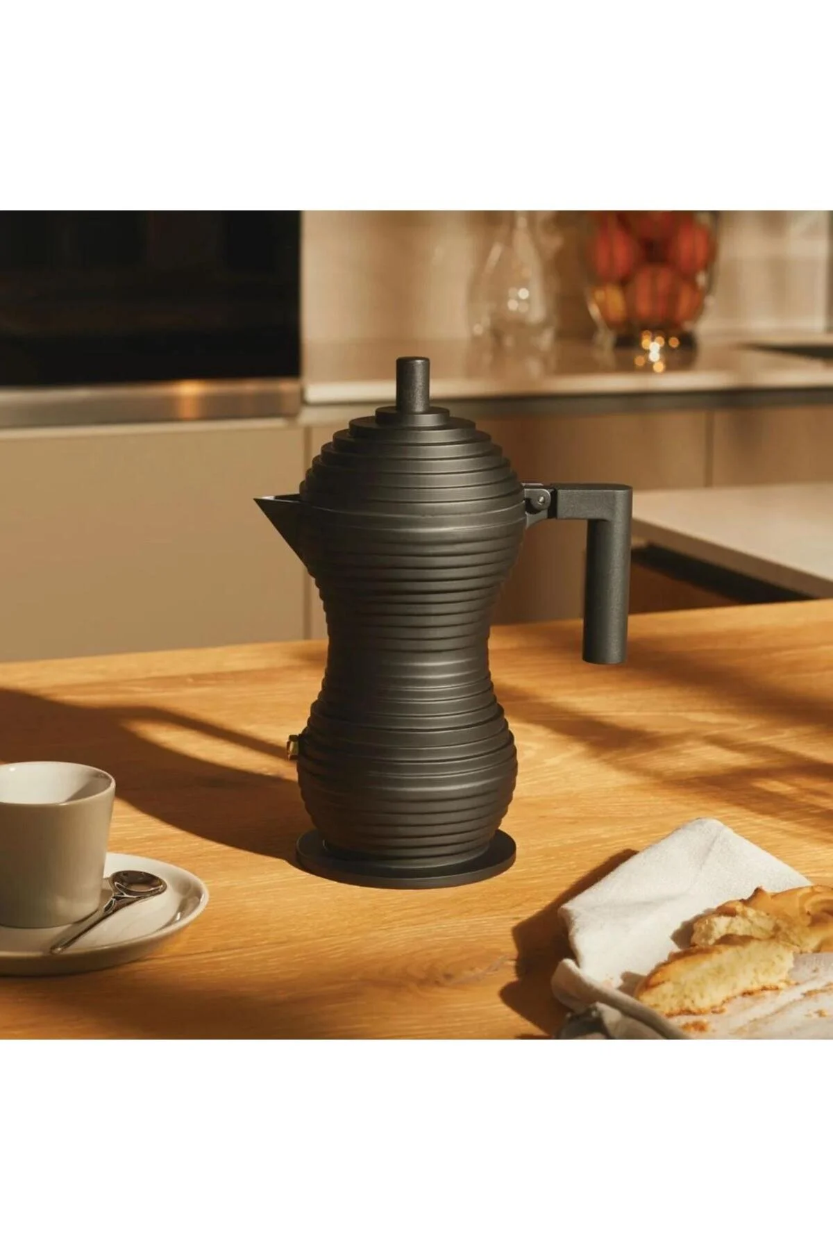 دستگاه اسپرسو و کاپوچینو سیاه Pulcina مشکی 300 میل Alessi