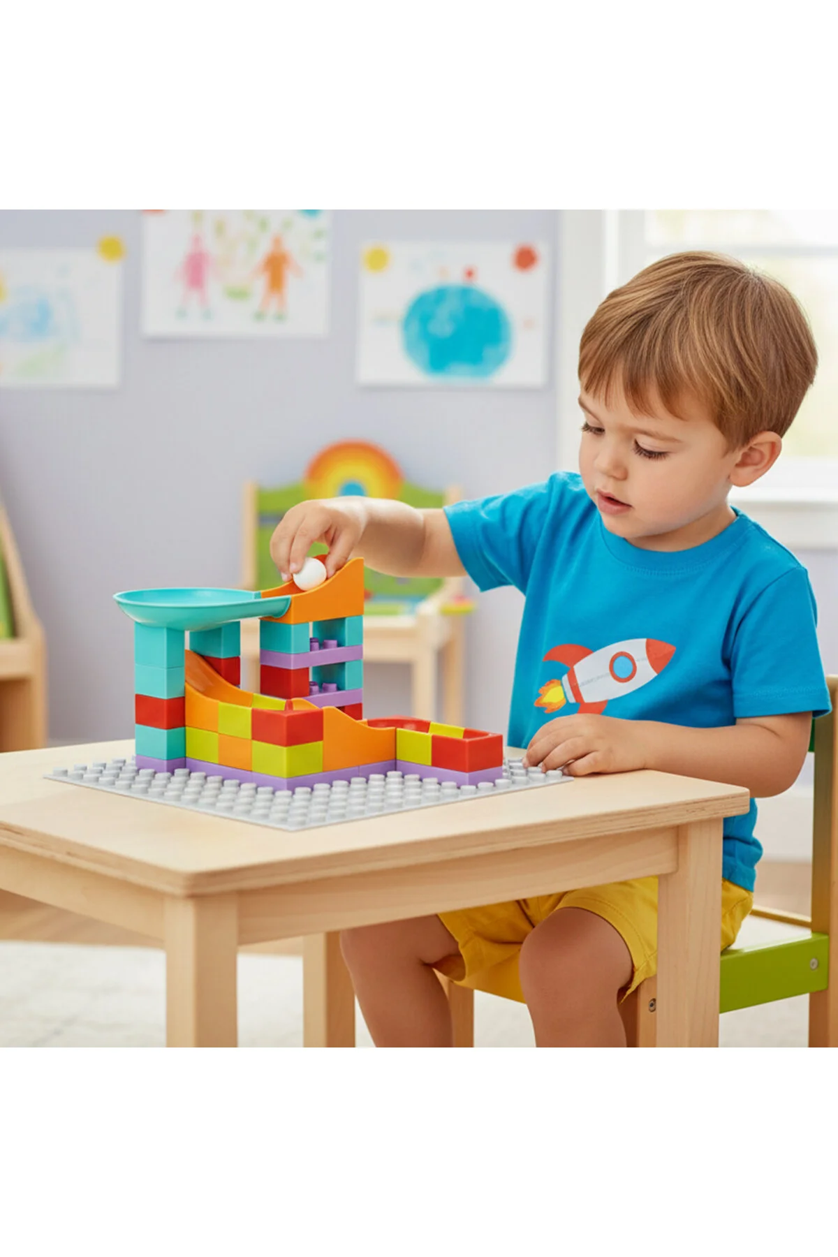 لگو و اسباب بازی های ساخت محور SLIDE BLOCKS 35 PIECES LEGODUPLO سازگار از ترکیه Genel Markalar