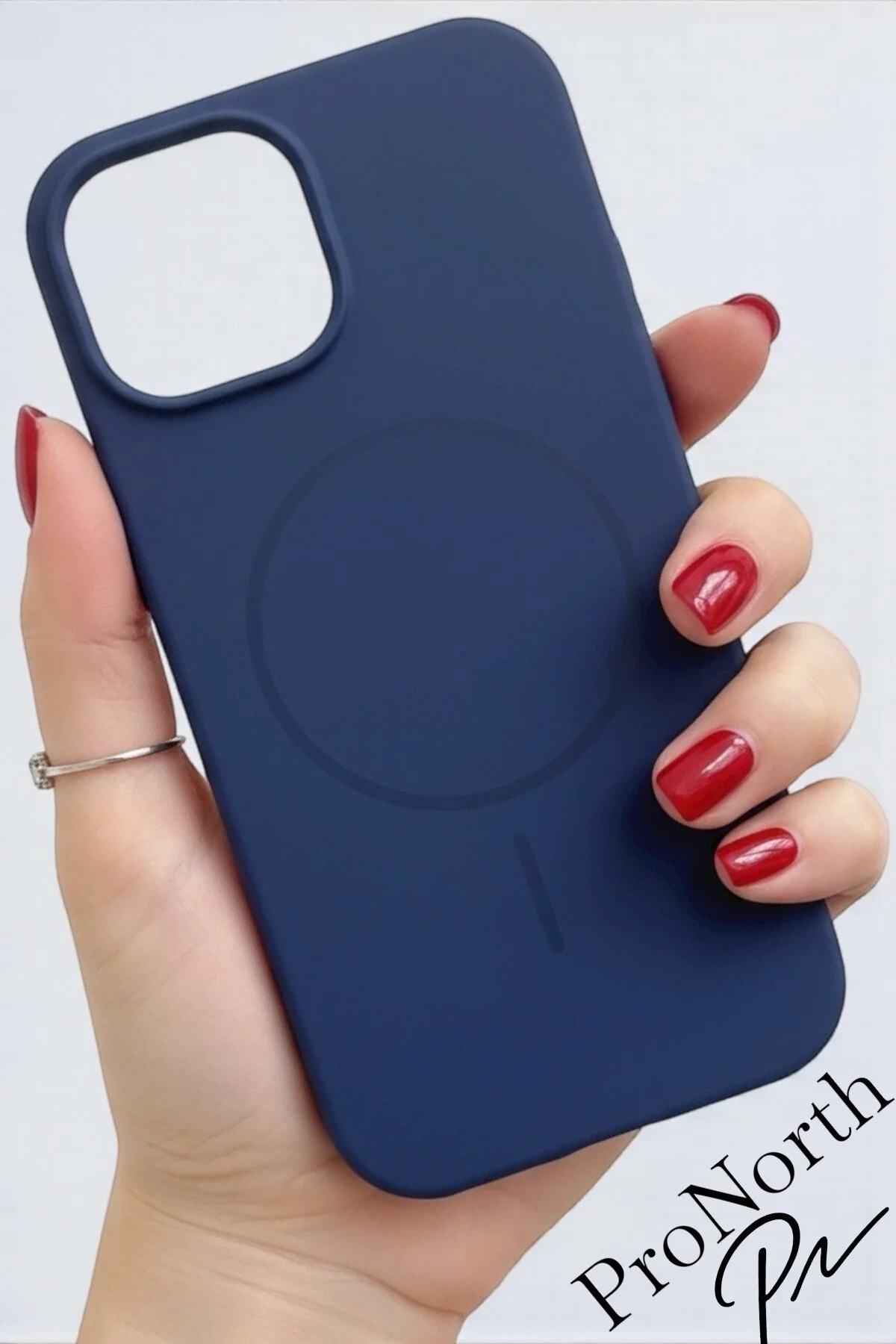 کاور و قاب سیلیکونی مایع PREMIUM سازگار با IPHONE 13 14 پشتیبانی از شارژ بی سیم ProNorth
