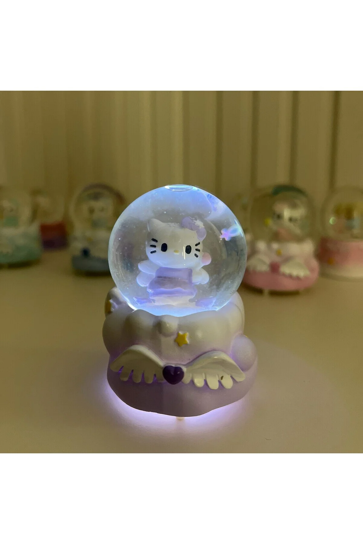 گوی برفی HELLO KITTY LIGHTED MINI SNOW GLOBE TKY0383 از ترکیه Taşmeran