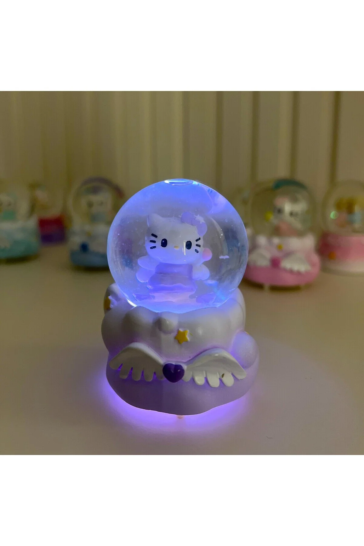 گوی برفی HELLO KITTY LIGHTED MINI SNOW GLOBE TKY0383 از ترکیه Taşmeran
