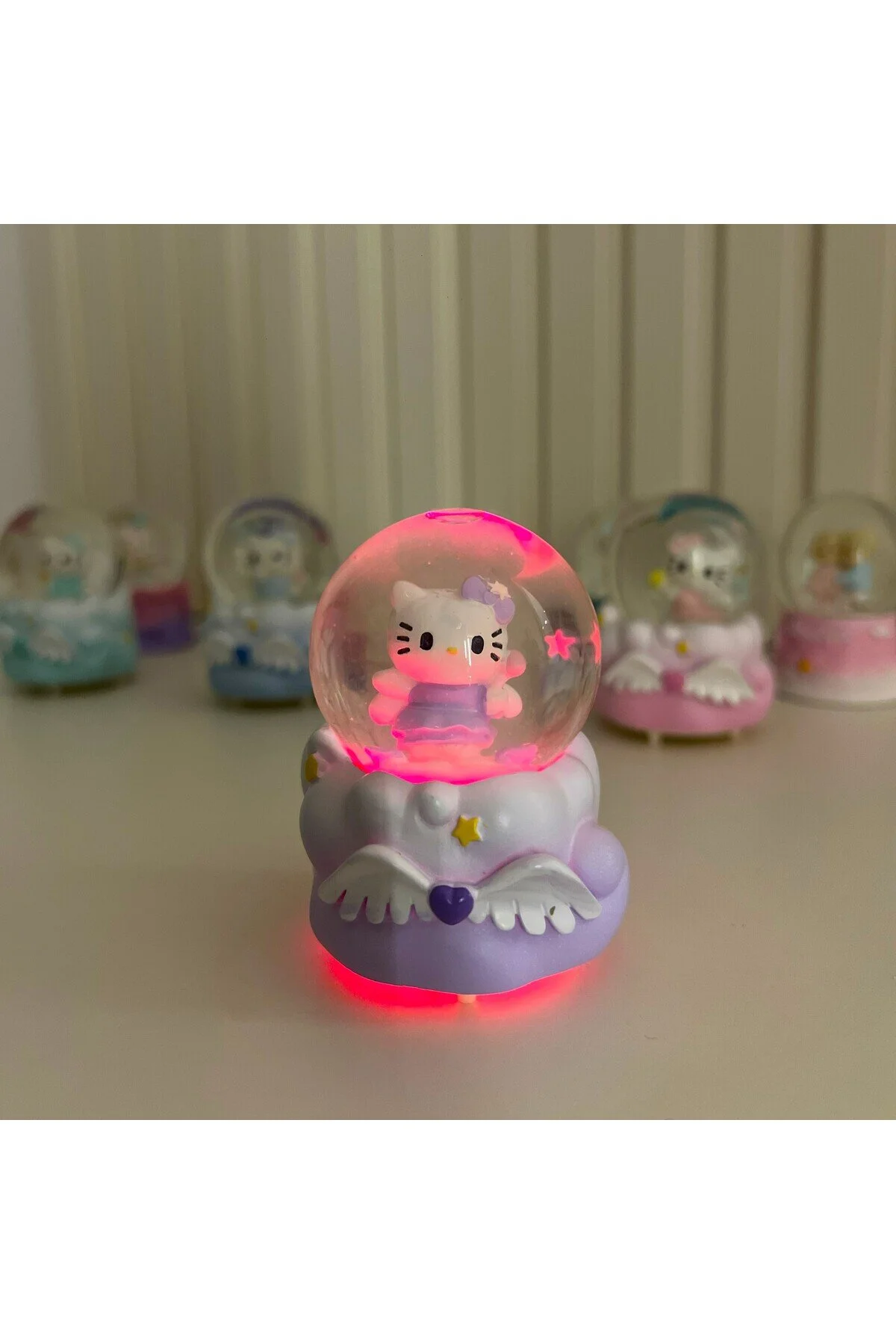 گوی برفی HELLO KITTY LIGHTED MINI SNOW GLOBE TKY0383 از ترکیه Taşmeran