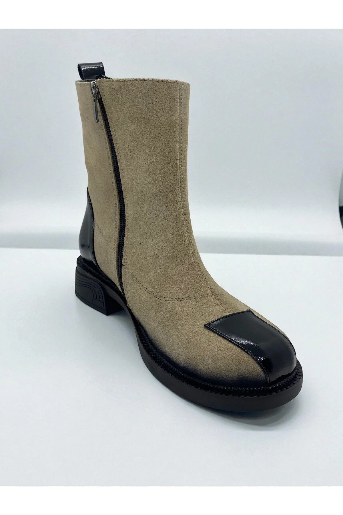 چکمه و بوت های پستی زنانه آستر گرم جیر چرم اصل Stepka Shoes