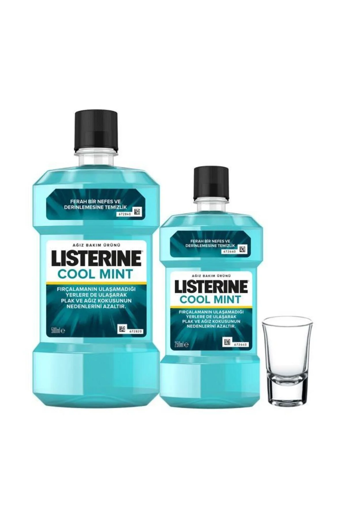 دهان شویه COOL MINT ORAL CARE WATER 500+250 ML اورجینال Listerine