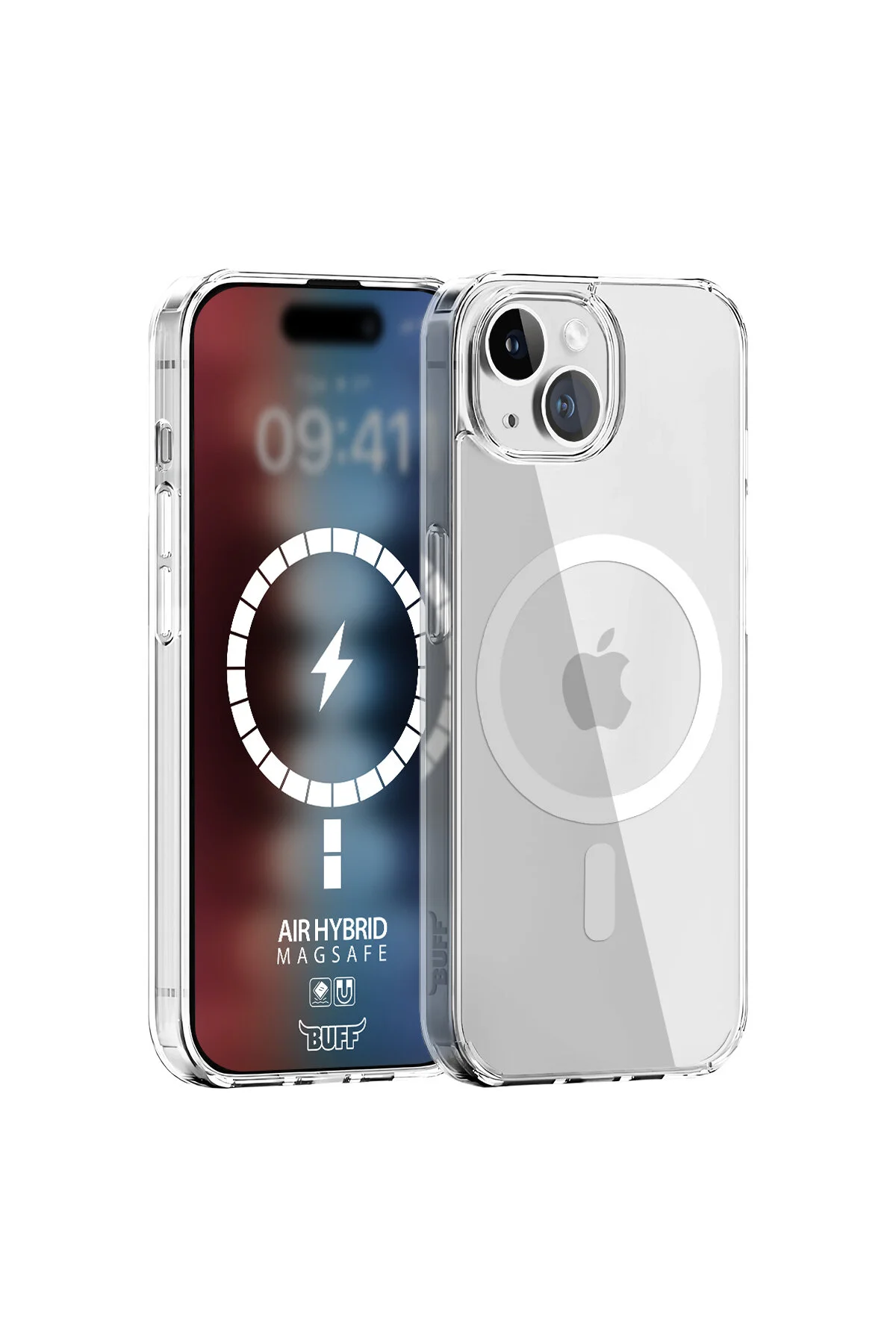 کاور و قاب بسته مزیت BUFF IPHONE 15 PLUS MAGSAFE + محافظ صفحه حریم خصوصی لنز Buff Labs