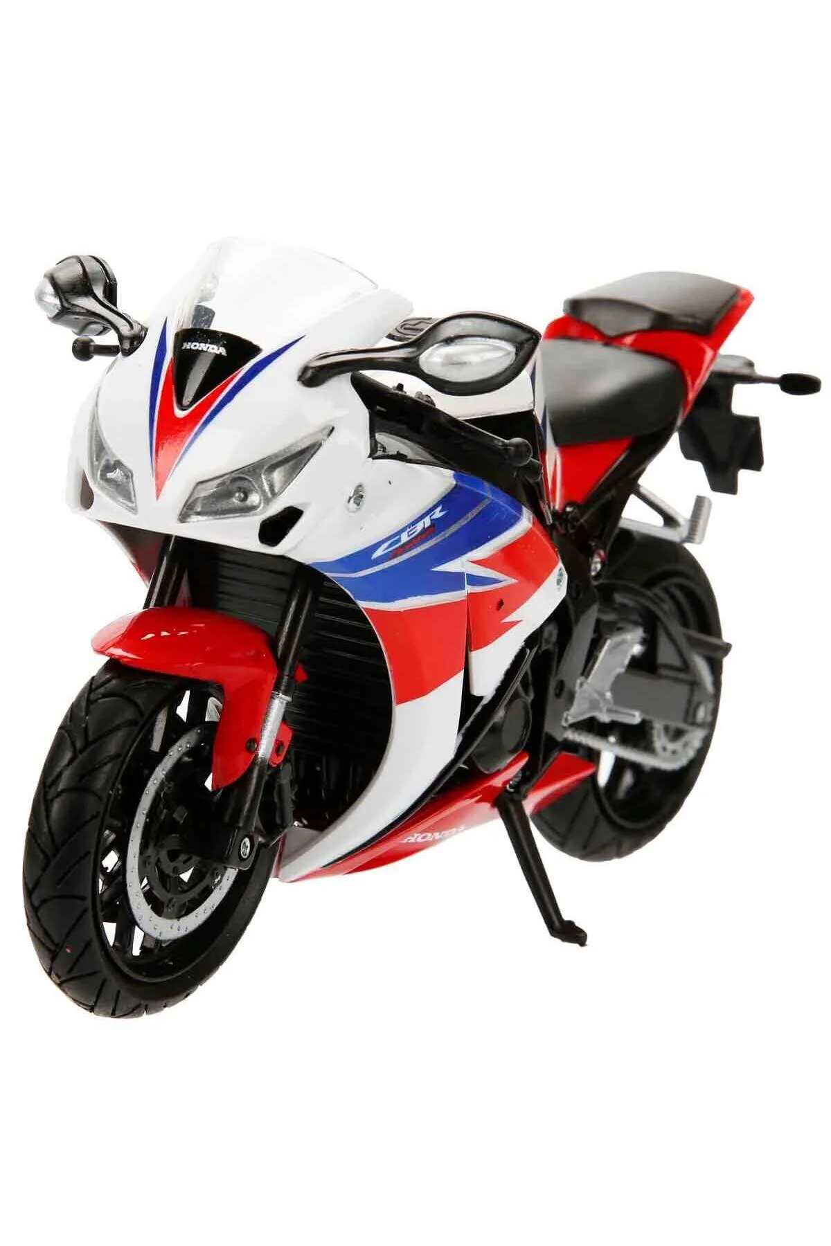 ماشین اسباب بازی موتور 1:12 هوندا CBR مدل 1000RR سفید قرمز New Ray