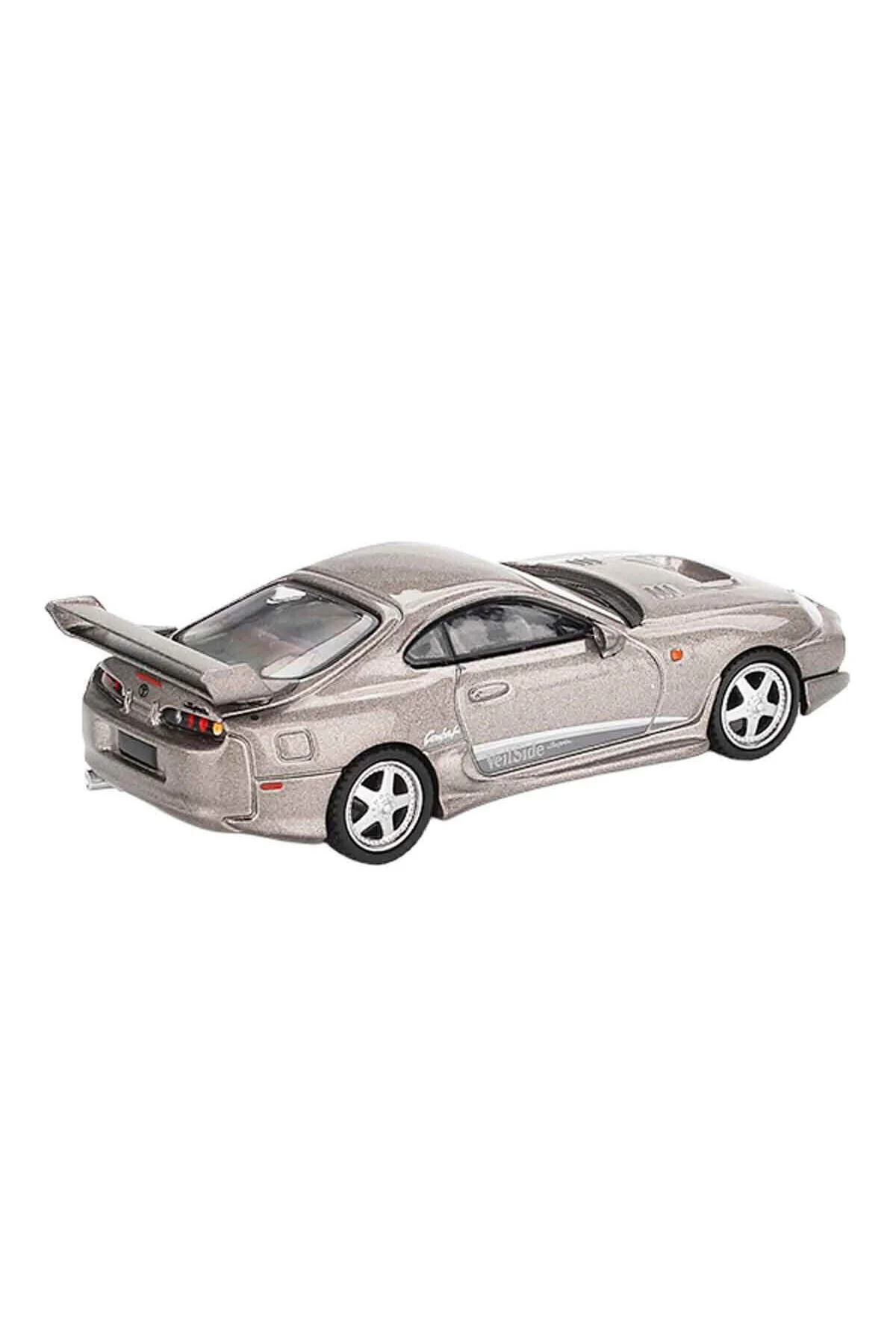 ماشین اسباب بازی 1:64 تویوتا سوپرا VEILSIDE COMBAT V LL GREY DIECAST مدل mini gt