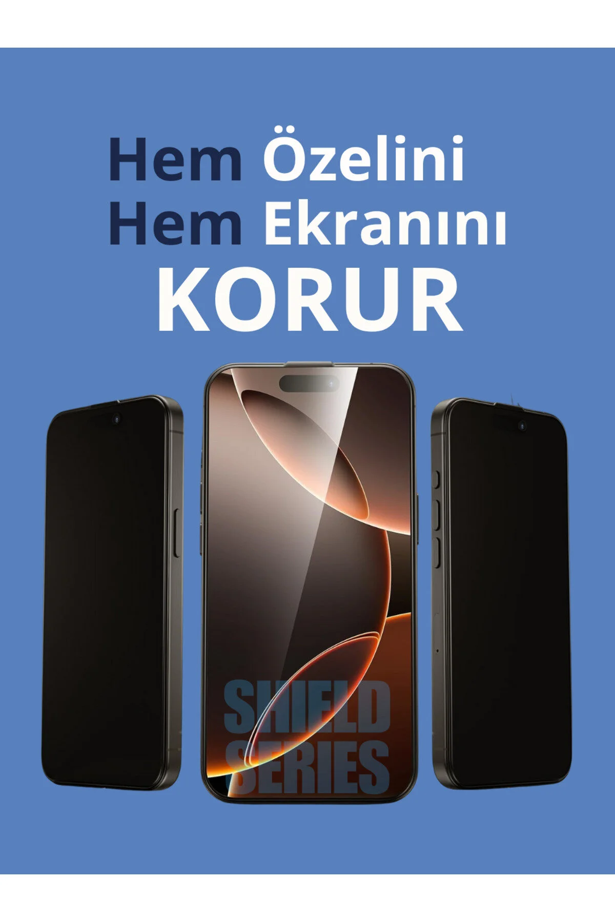 محافظ صفحه نمایش SHIELD GHOST IPHONE 17 PRO سازگار با ESD شیشه ای ضد الکتریسیته ساکن EVAX